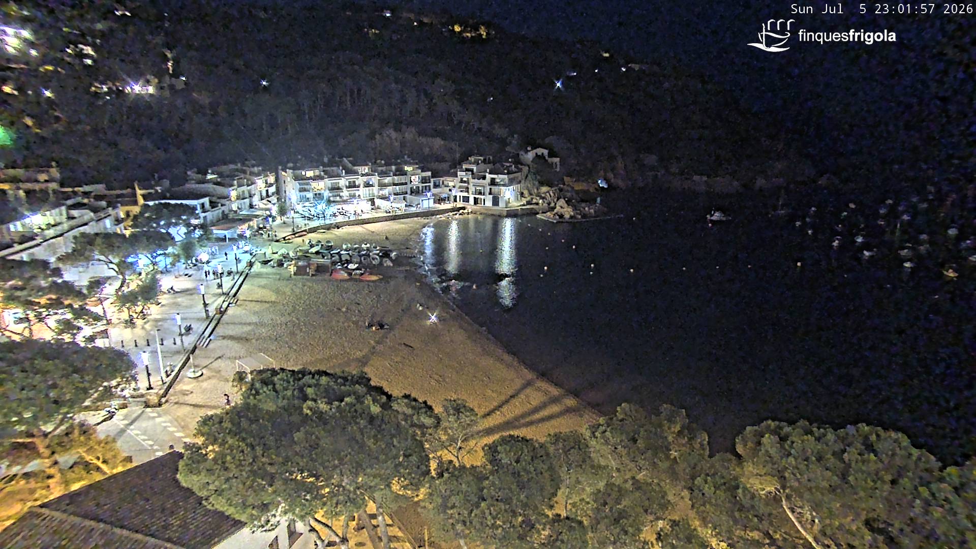 Webcam de Tamariu playa