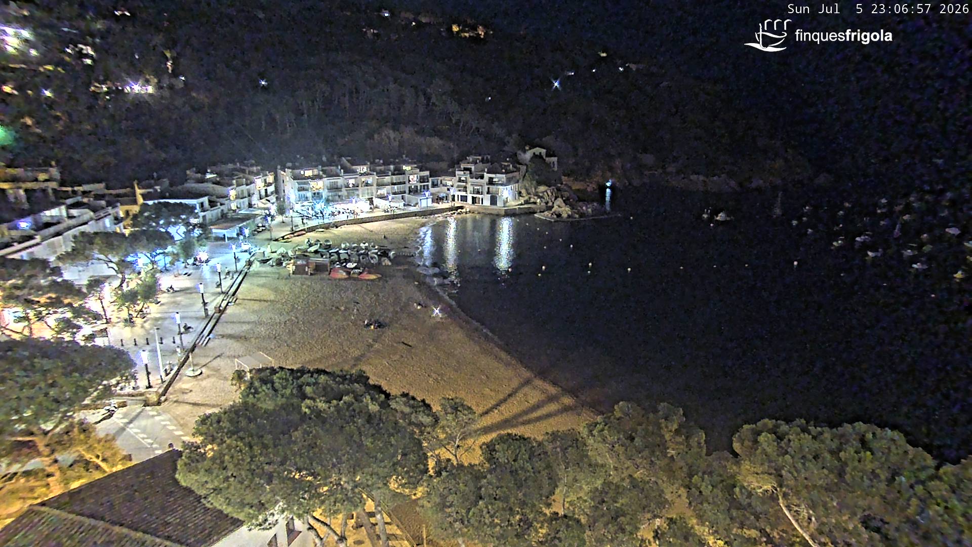 Webcam de Tamariu playa