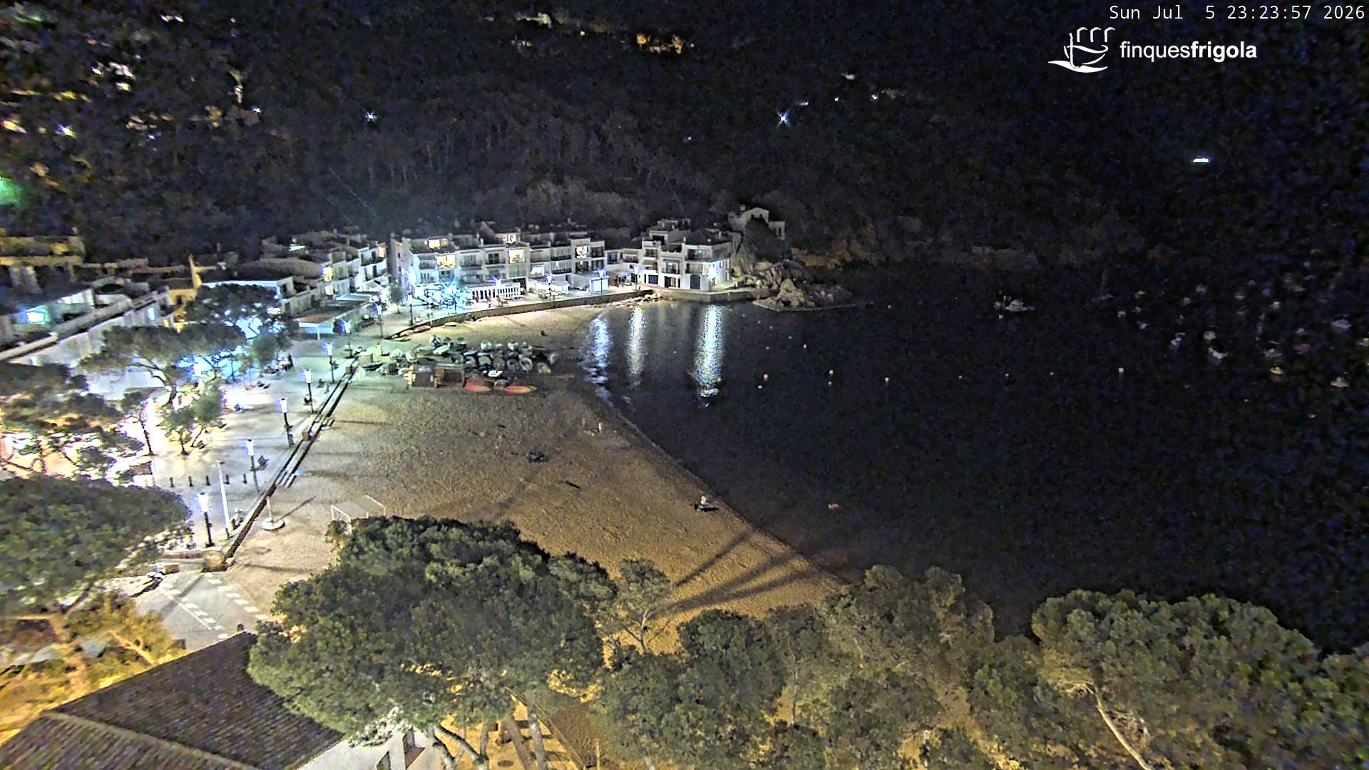 Webcam de Tamariu playa