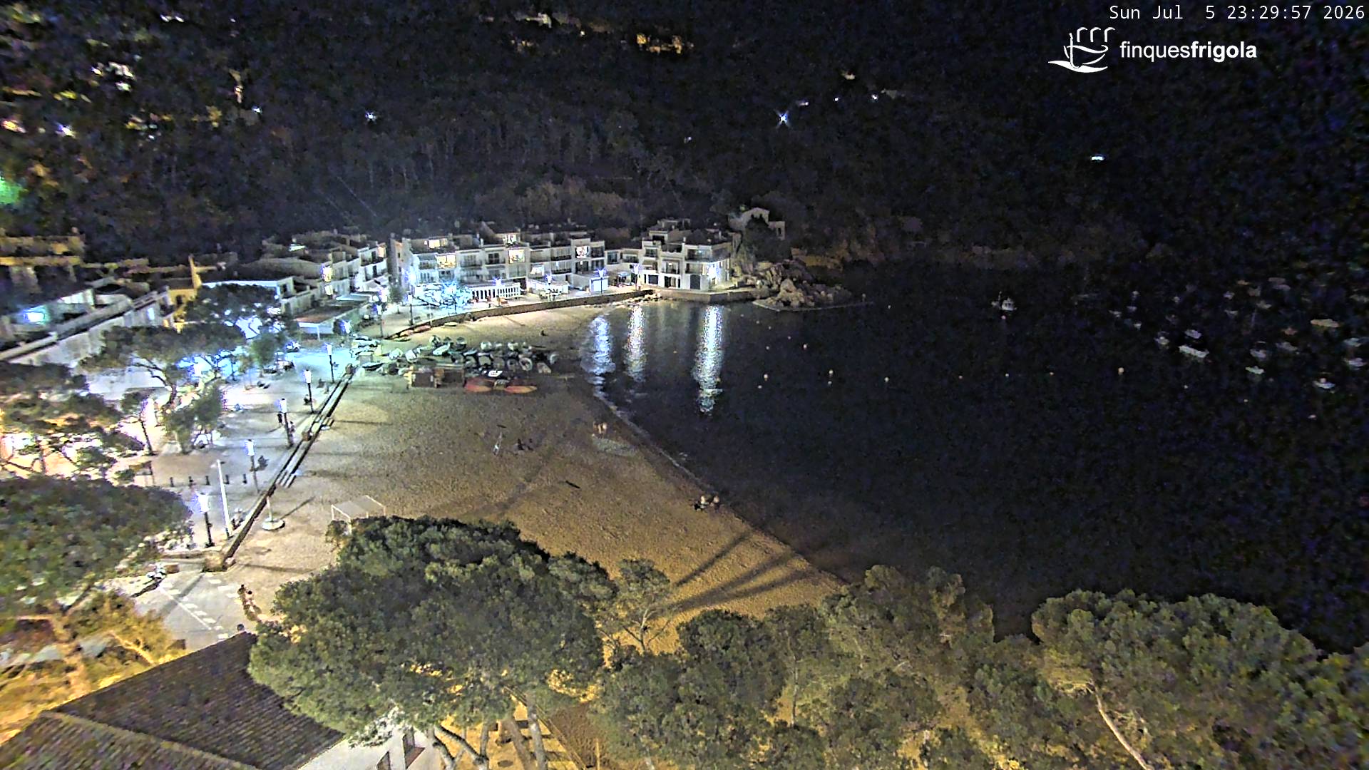 Webcam de Tamariu playa