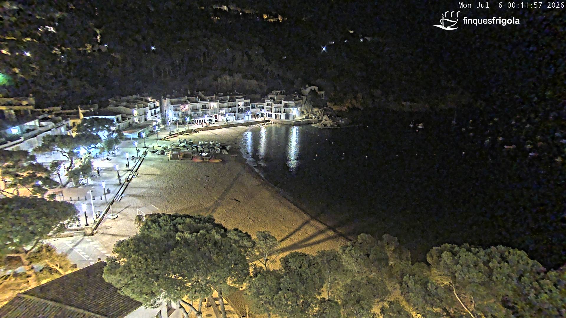 Webcam de Tamariu playa