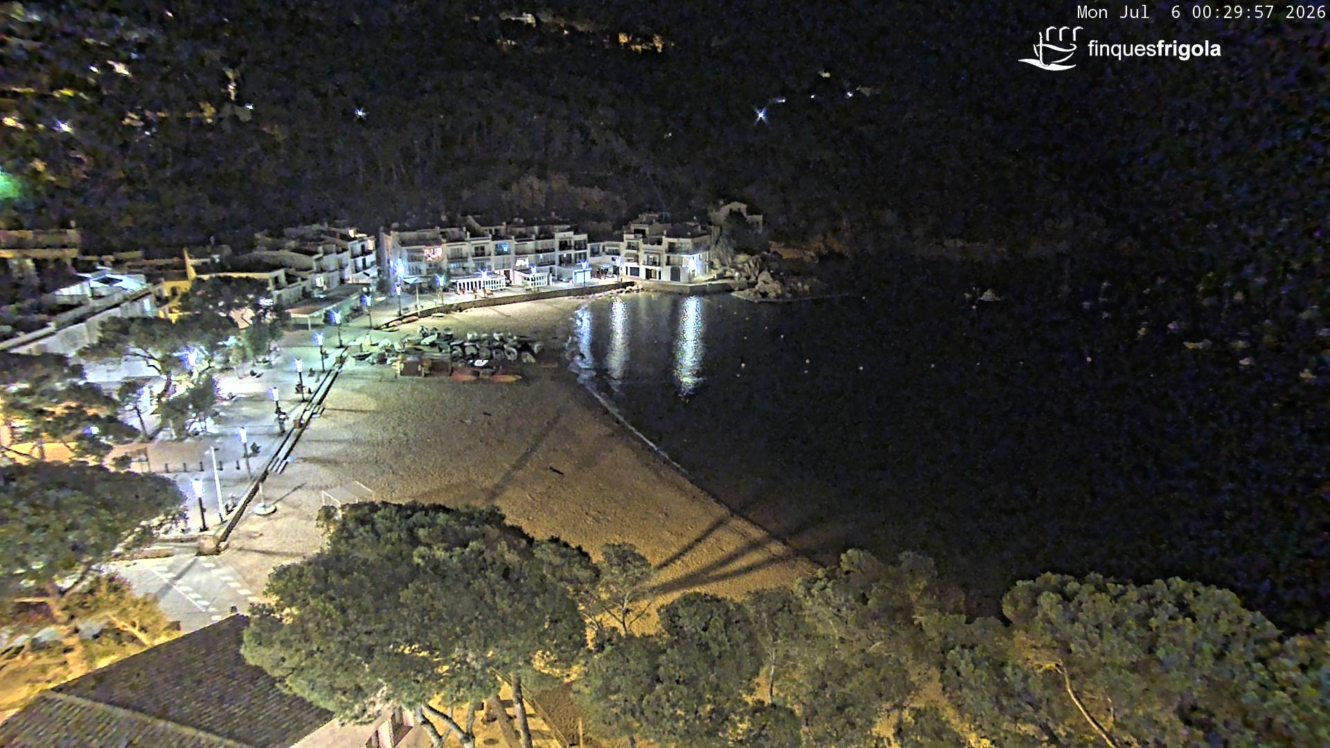 Webcam de Tamariu playa