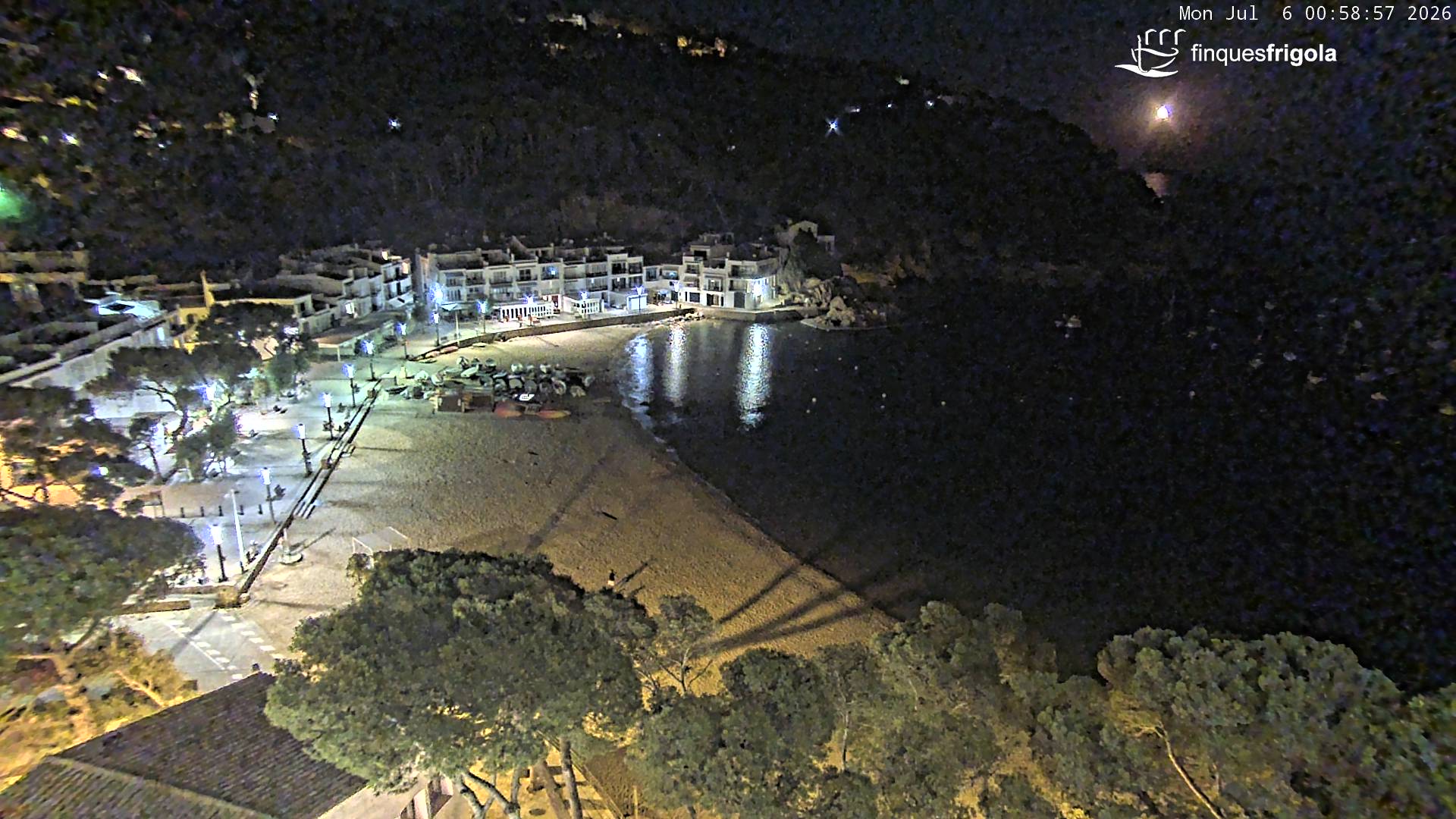 Webcam de Tamariu playa