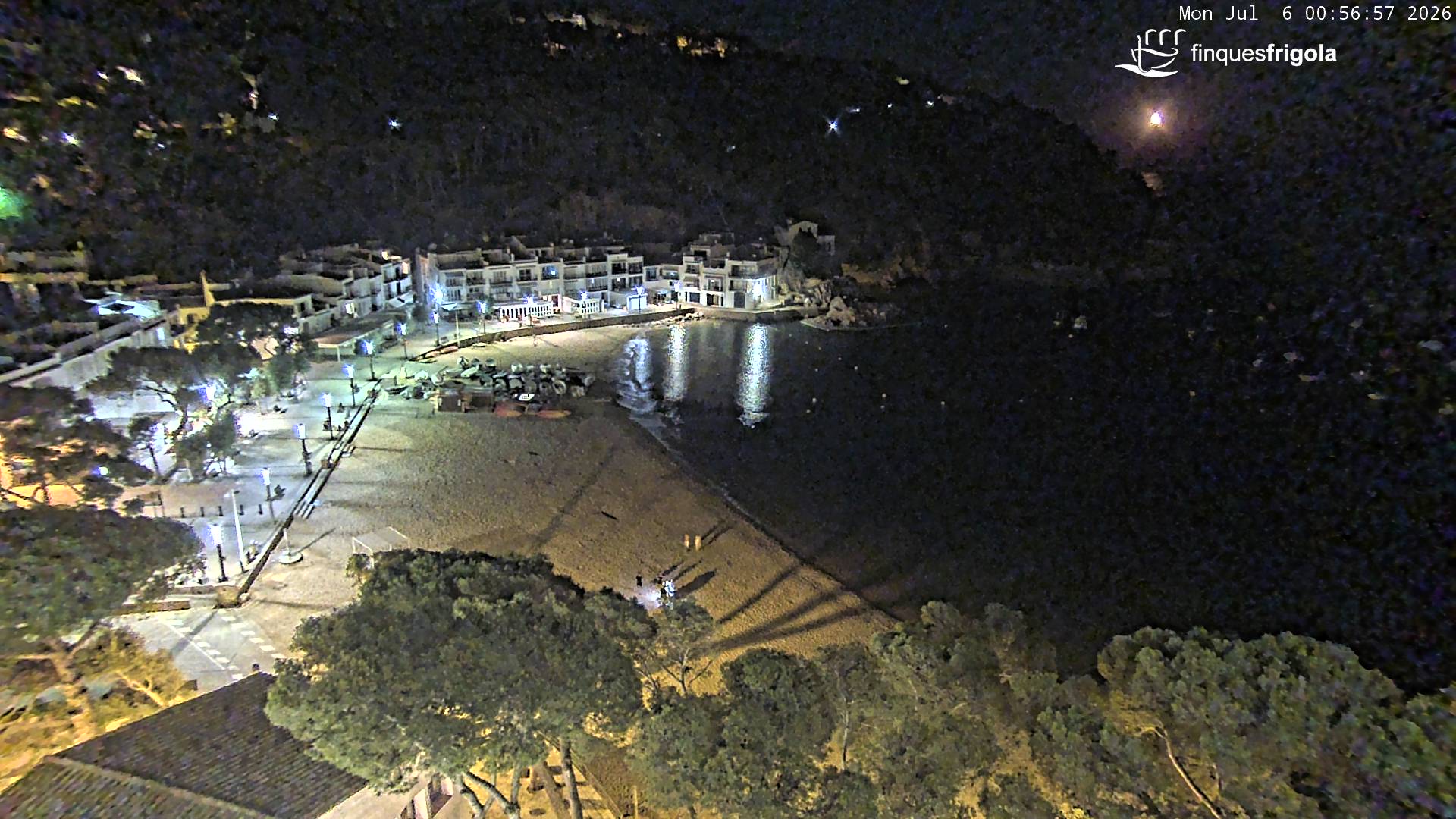 Webcam de Tamariu playa