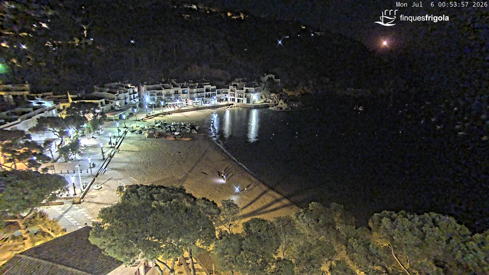 Webcam de Tamariu playa