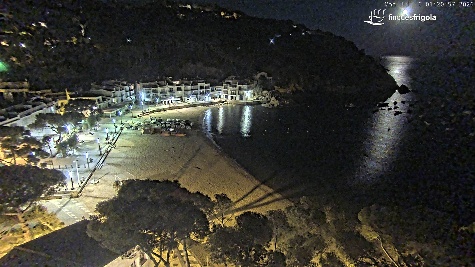 Webcam de Tamariu playa