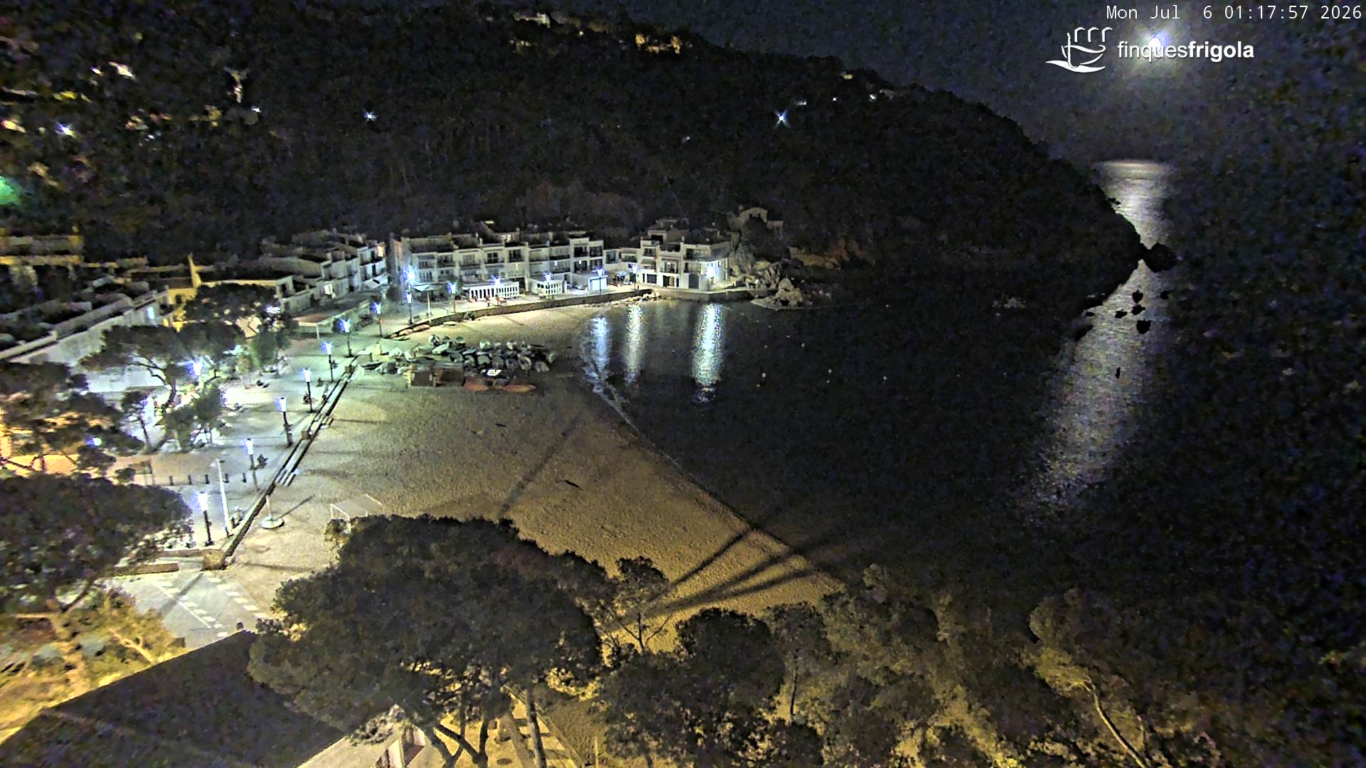 Webcam de Tamariu playa
