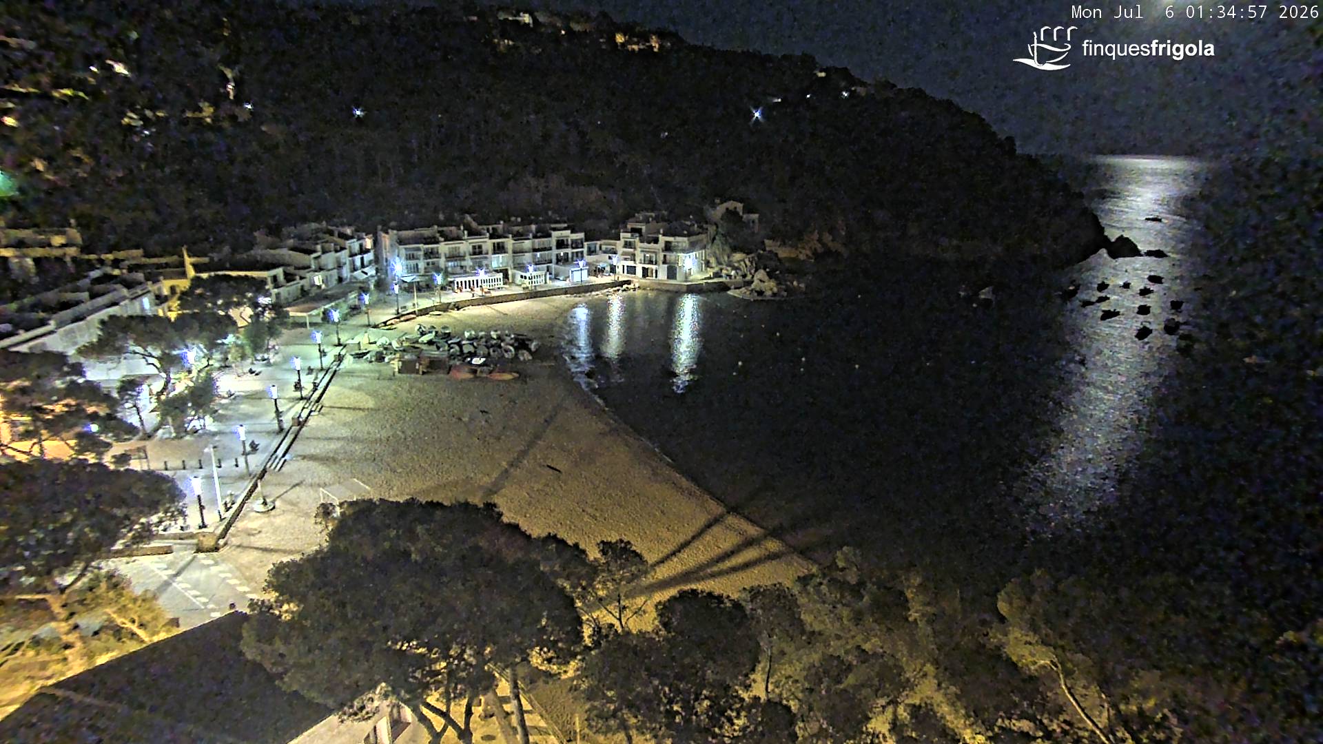 Webcam de Tamariu playa