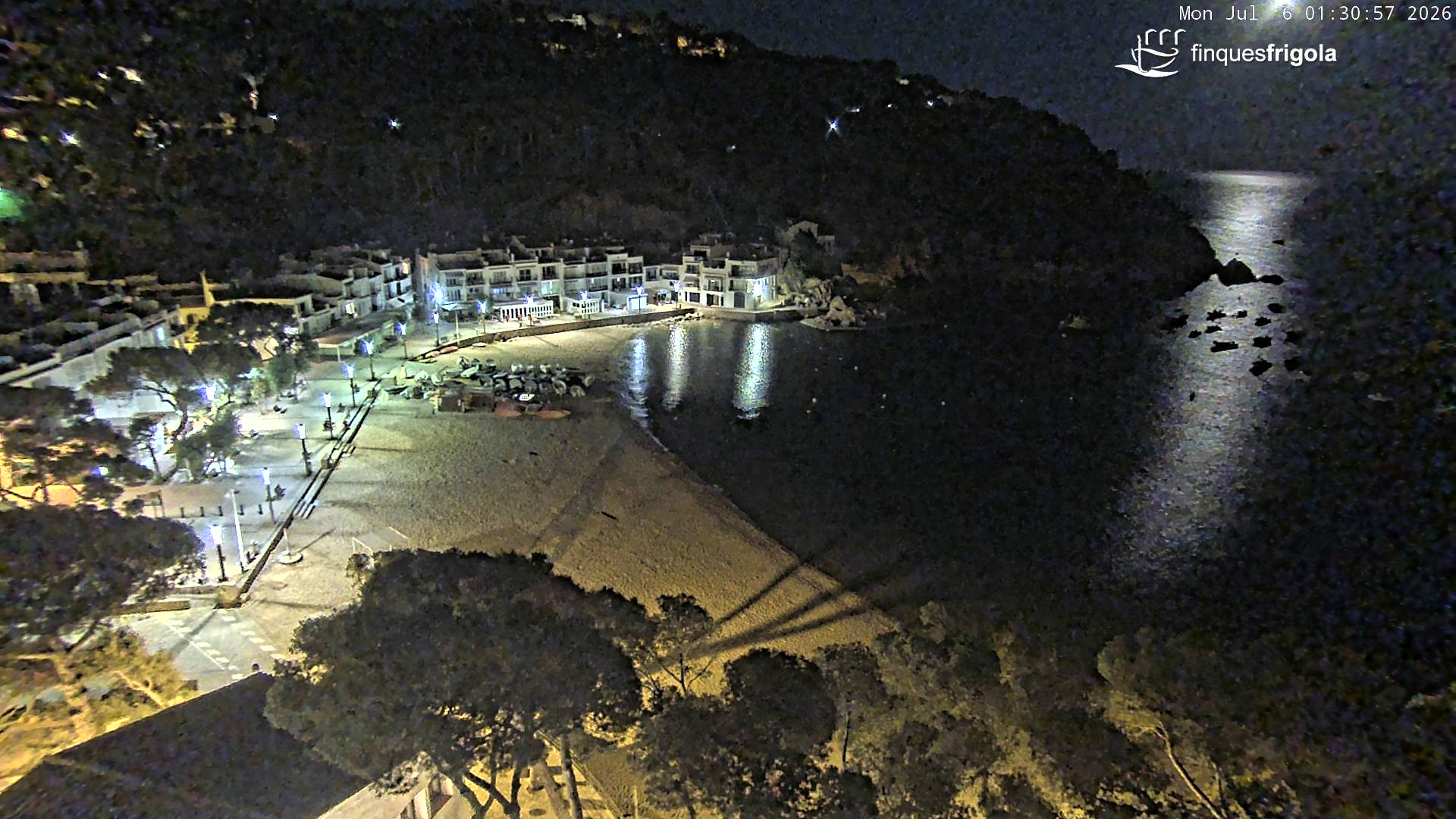 Webcam de Tamariu playa