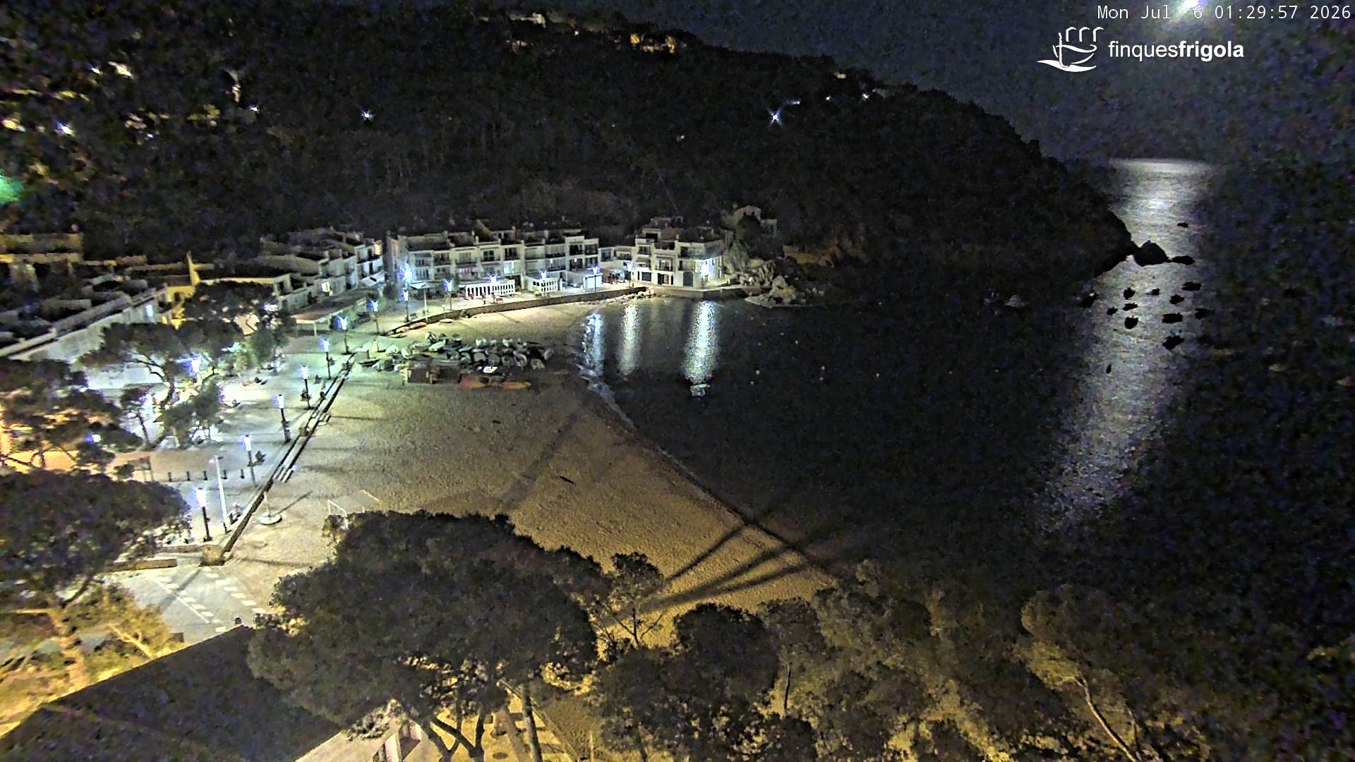Webcam de Tamariu playa