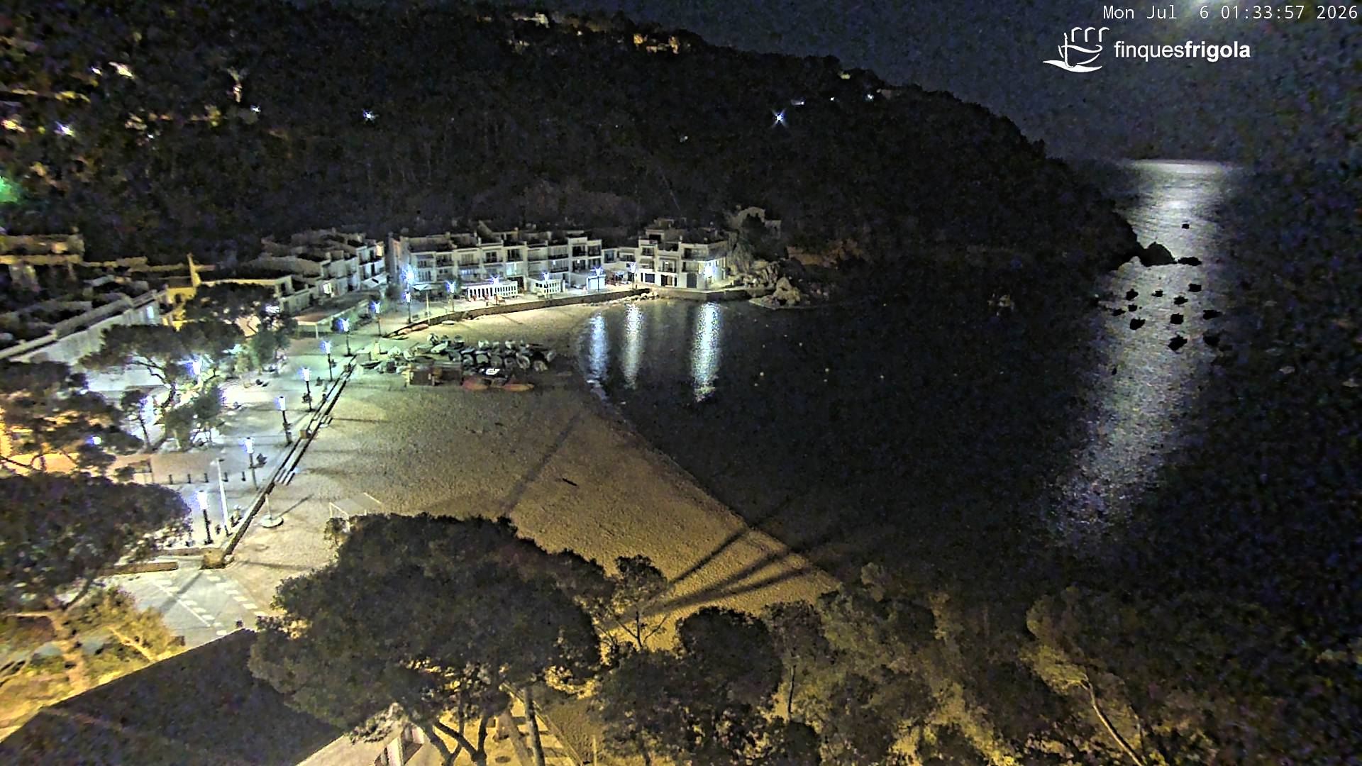 Webcam de Tamariu playa