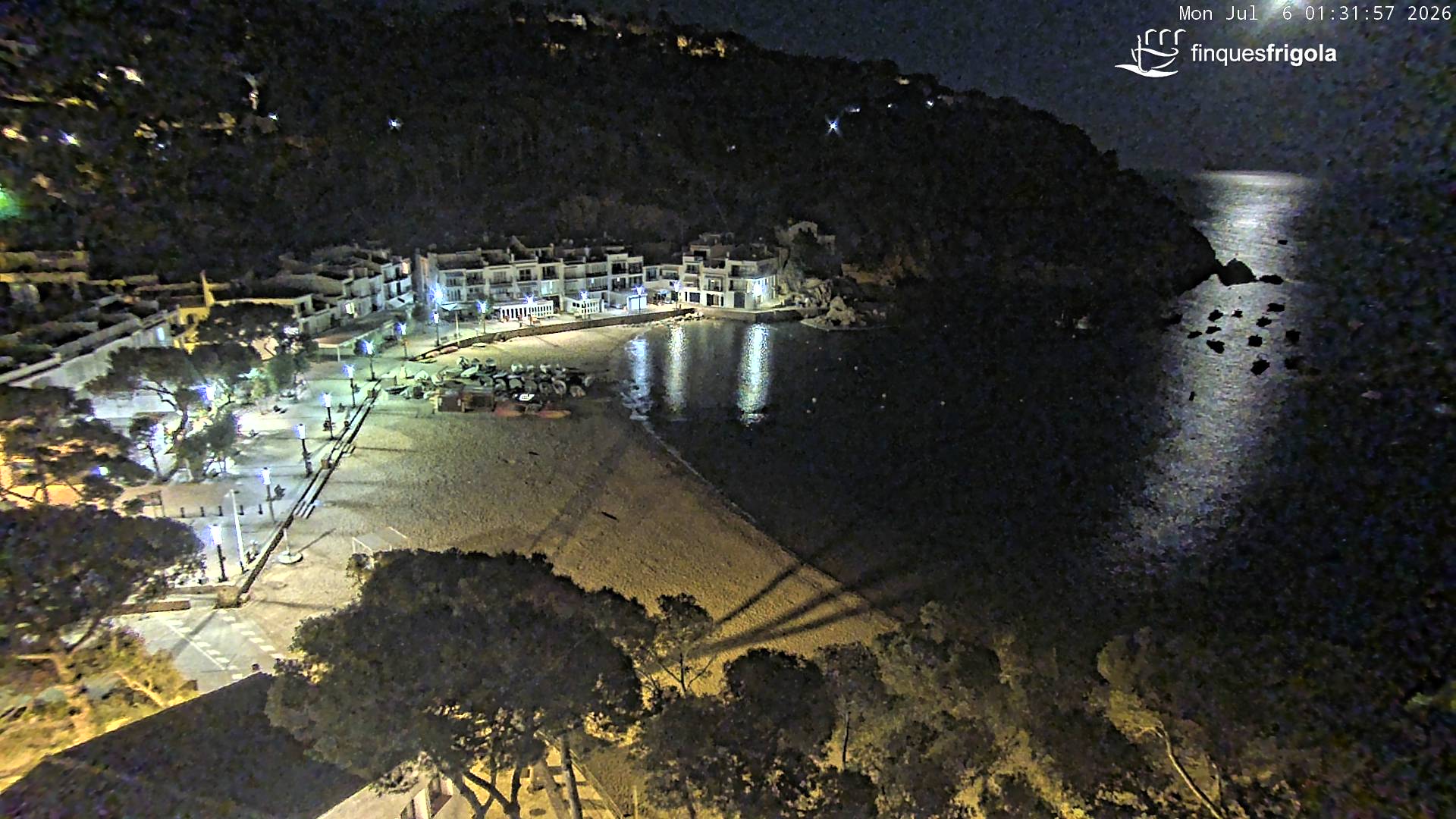Webcam de Tamariu playa