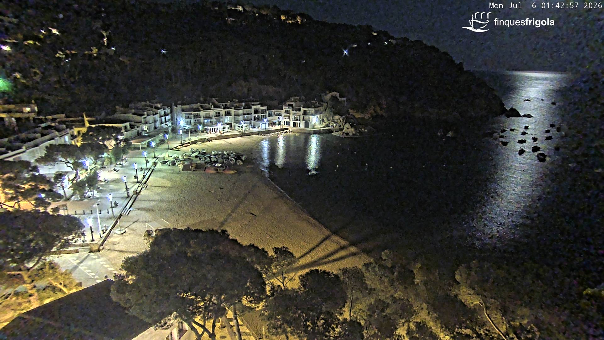 Webcam de Tamariu playa