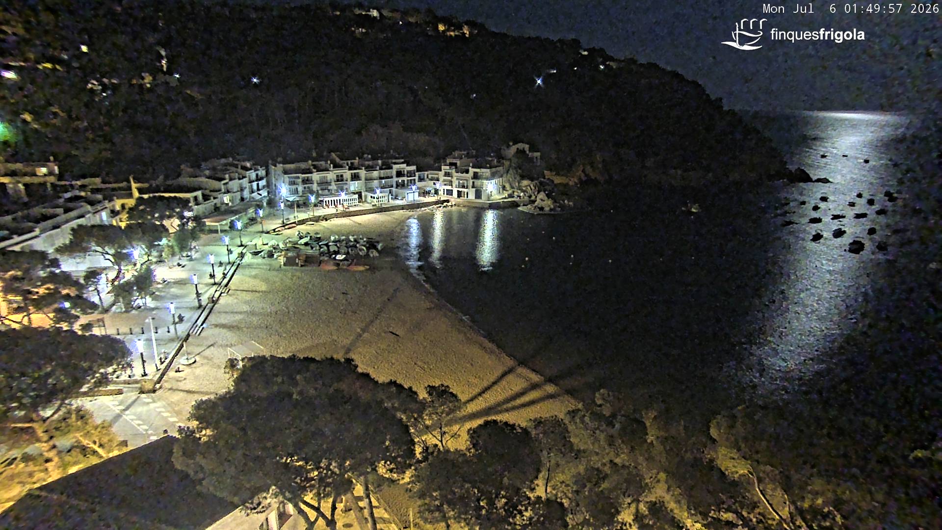 Webcam de Tamariu playa