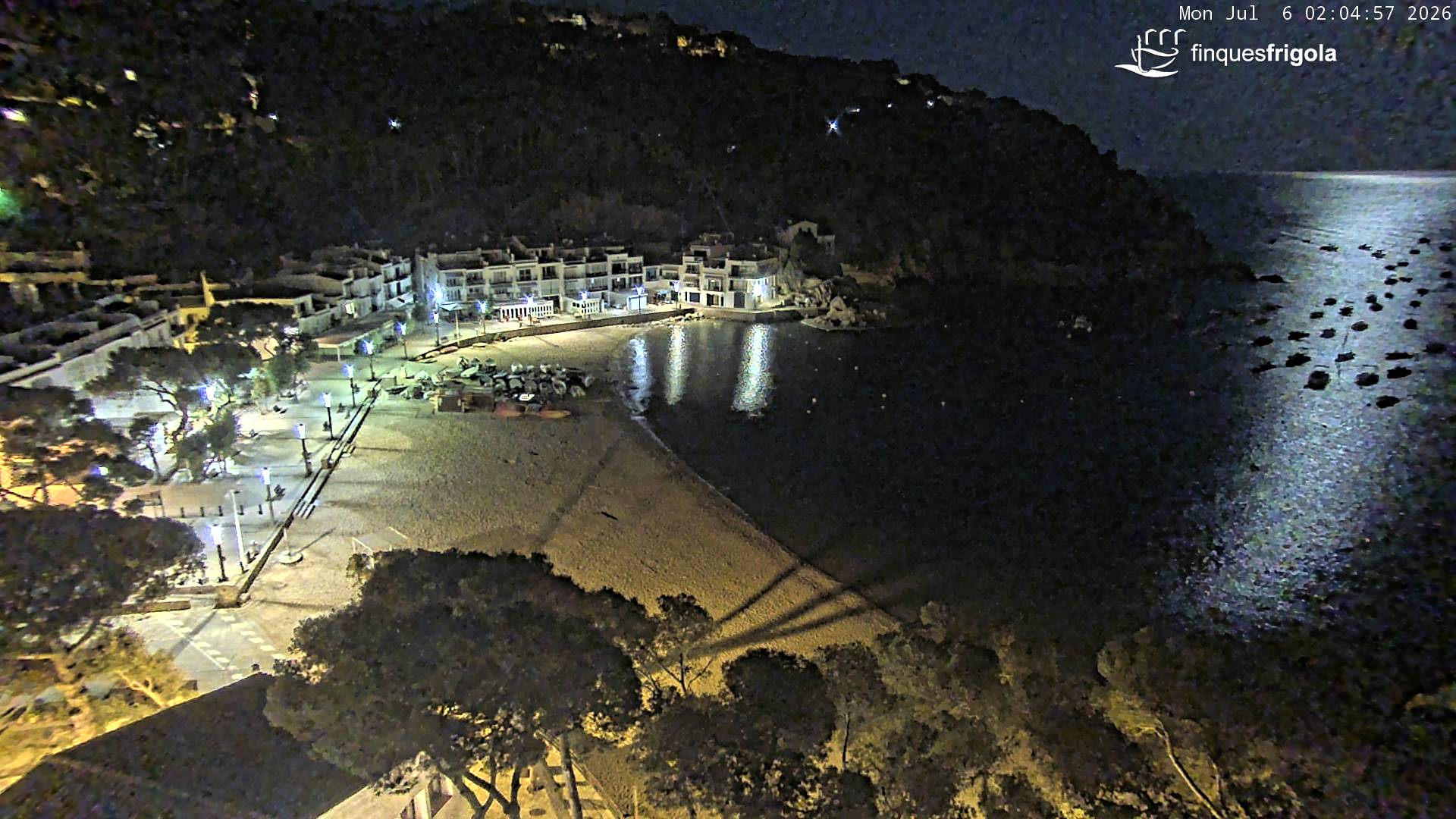 Webcam de Tamariu playa