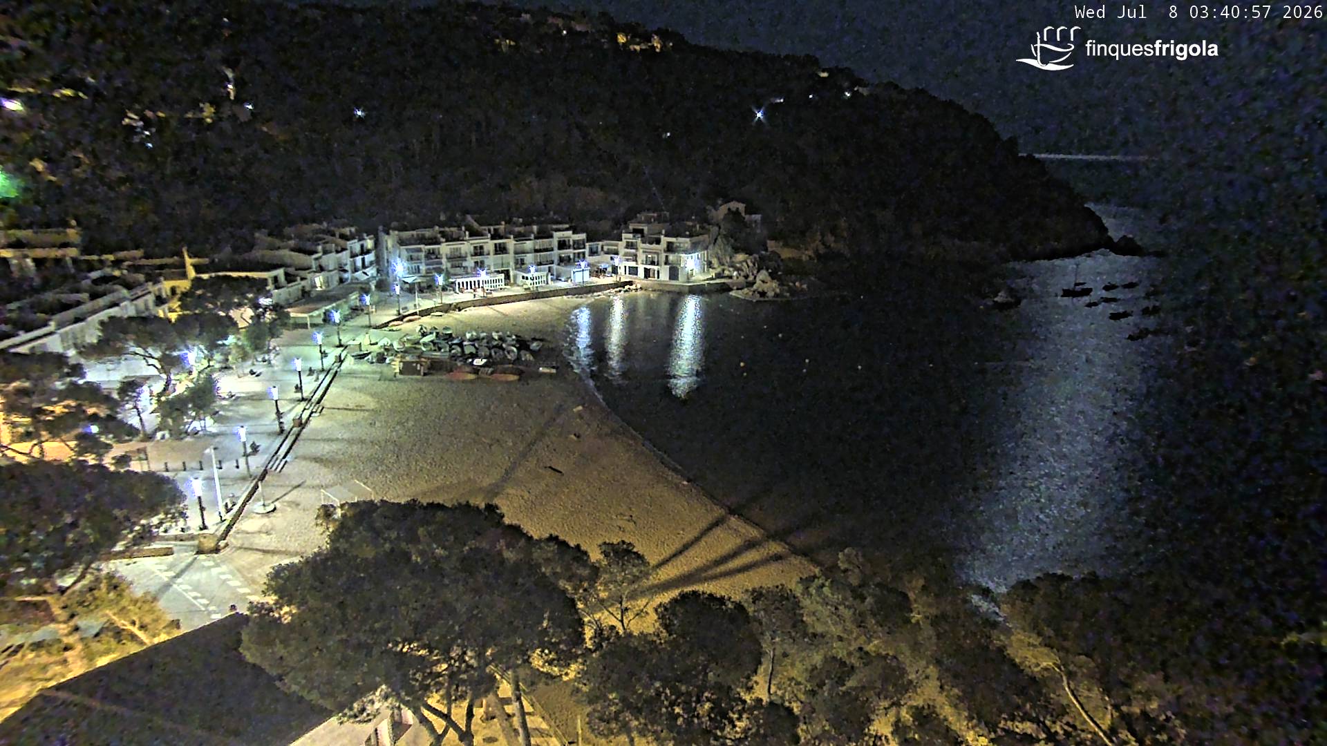Webcam de Tamariu playa