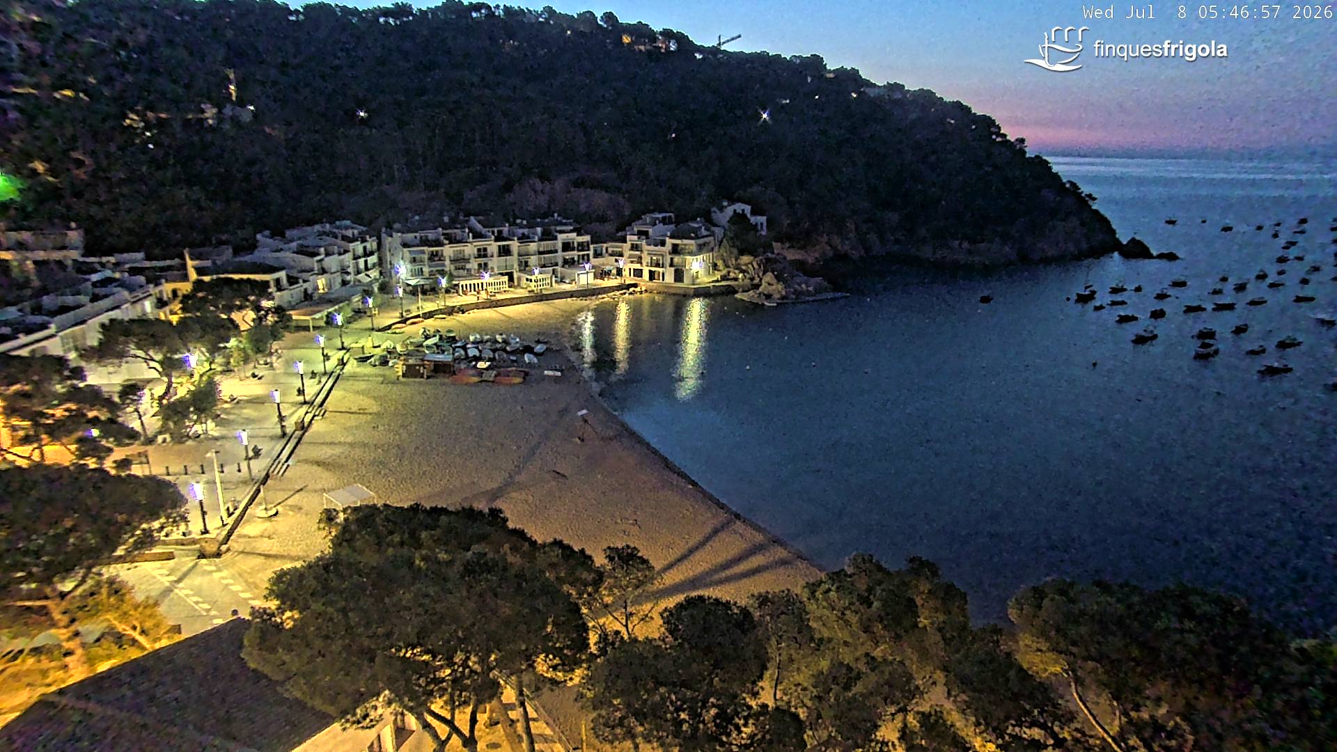 Webcam de Tamariu playa