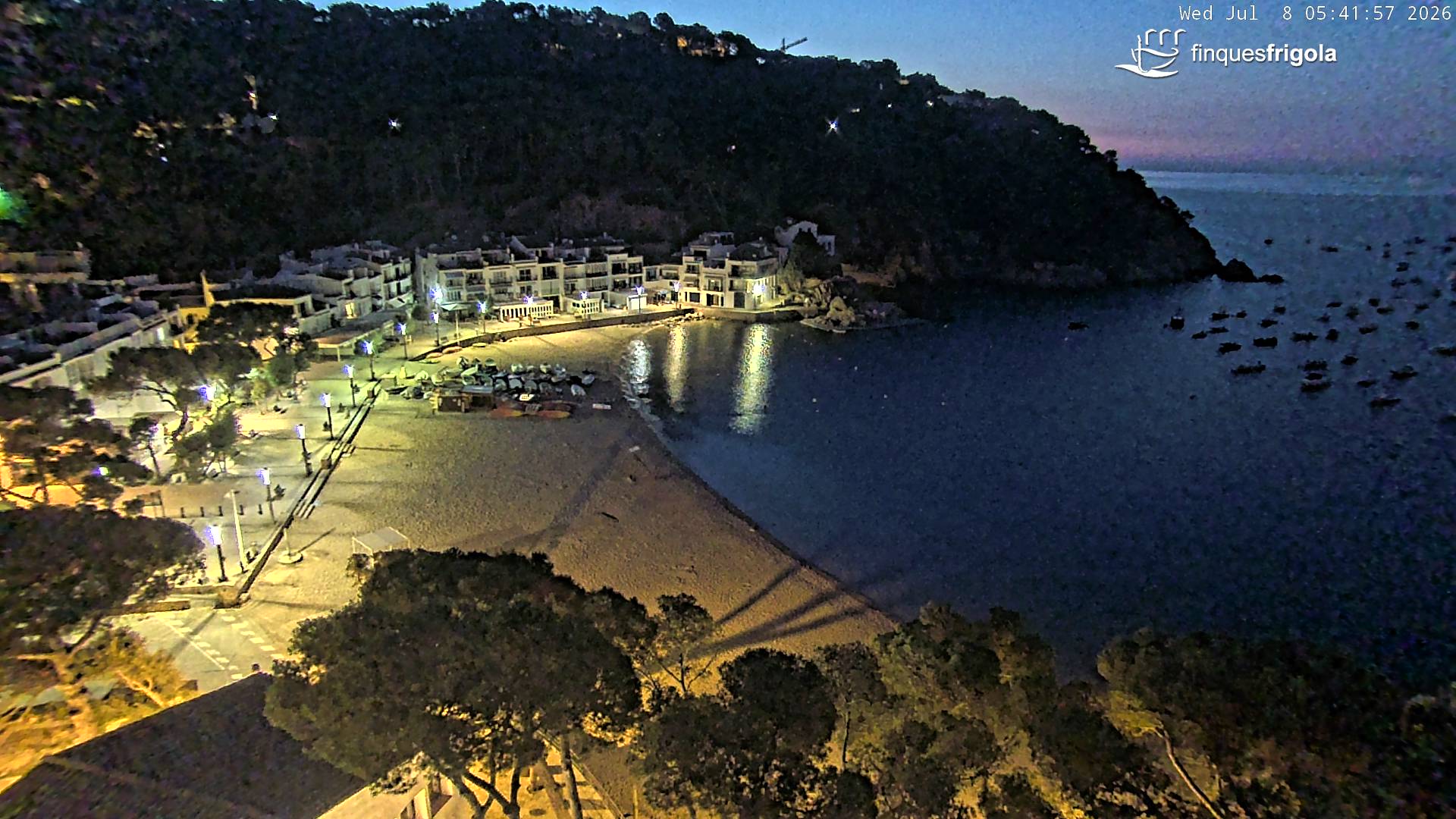 Webcam de Tamariu playa