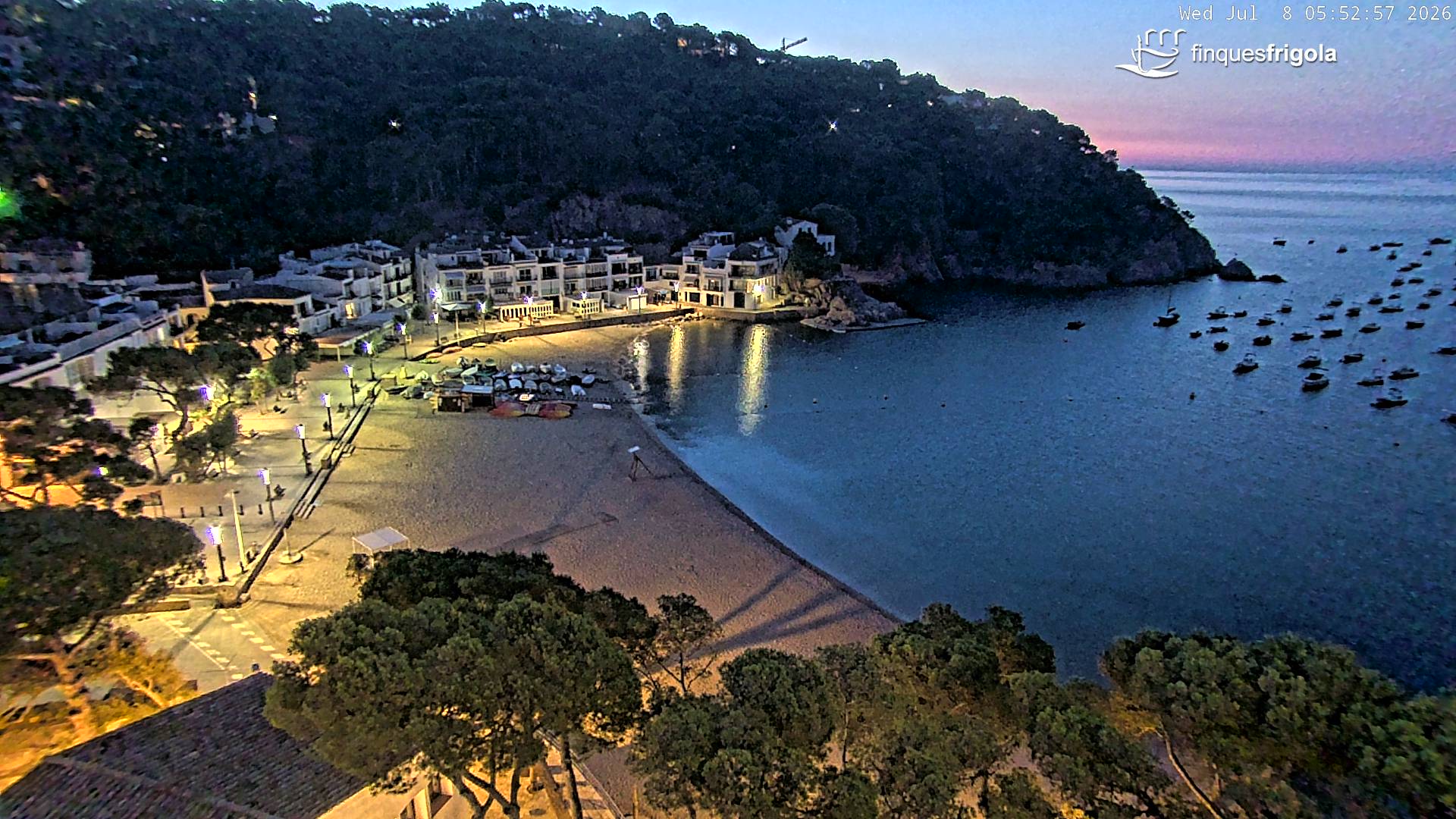 Webcam de Tamariu playa