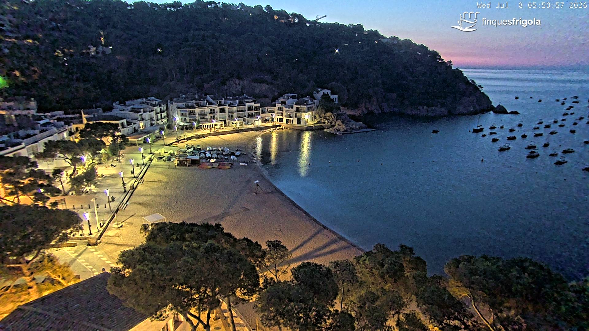 Webcam de Tamariu playa