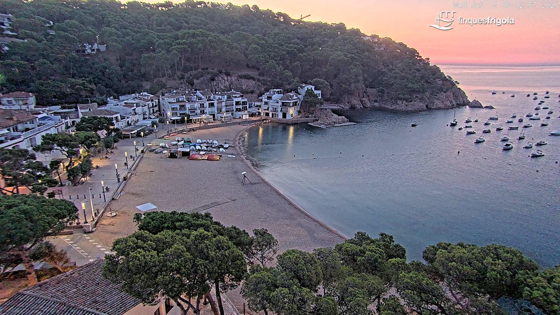 Webcam de Tamariu playa