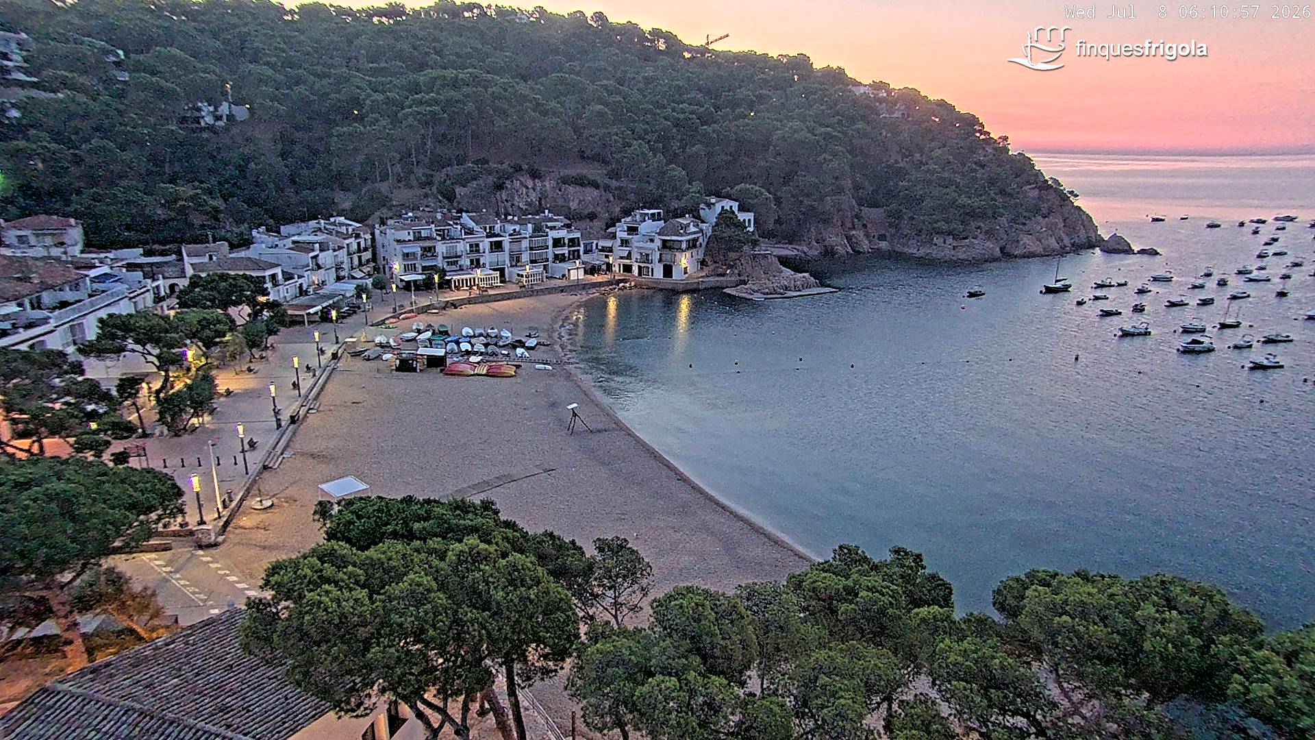 Webcam de Tamariu playa