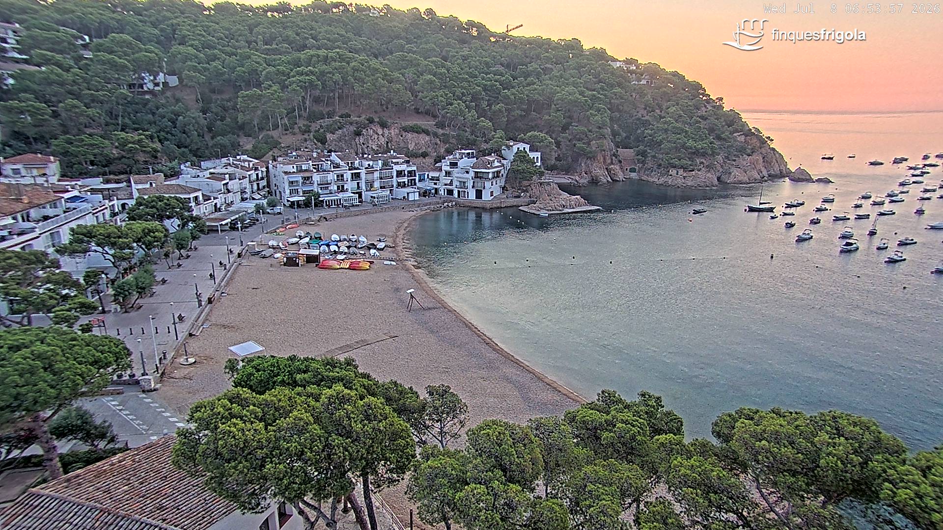 Webcam de Tamariu playa