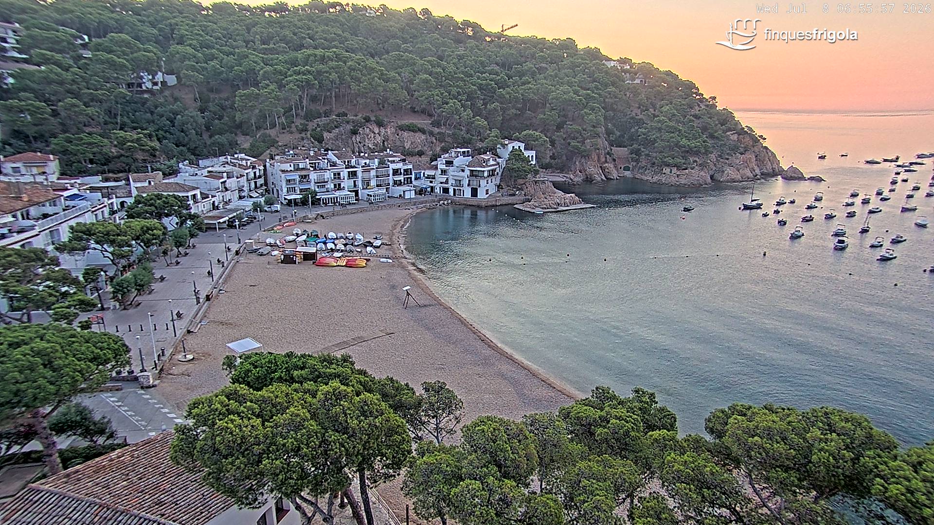 Webcam de Tamariu playa