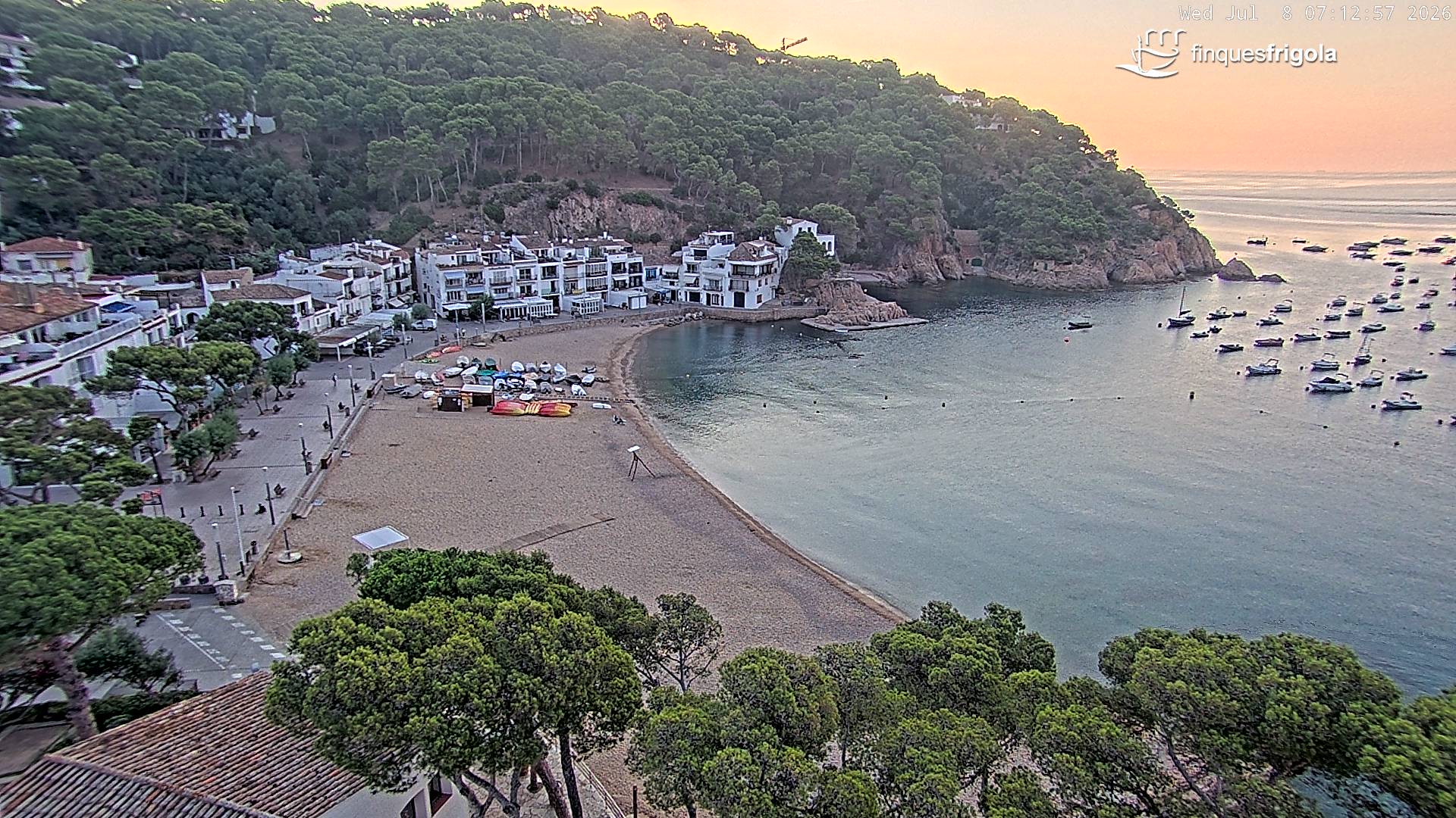 Webcam de Tamariu playa