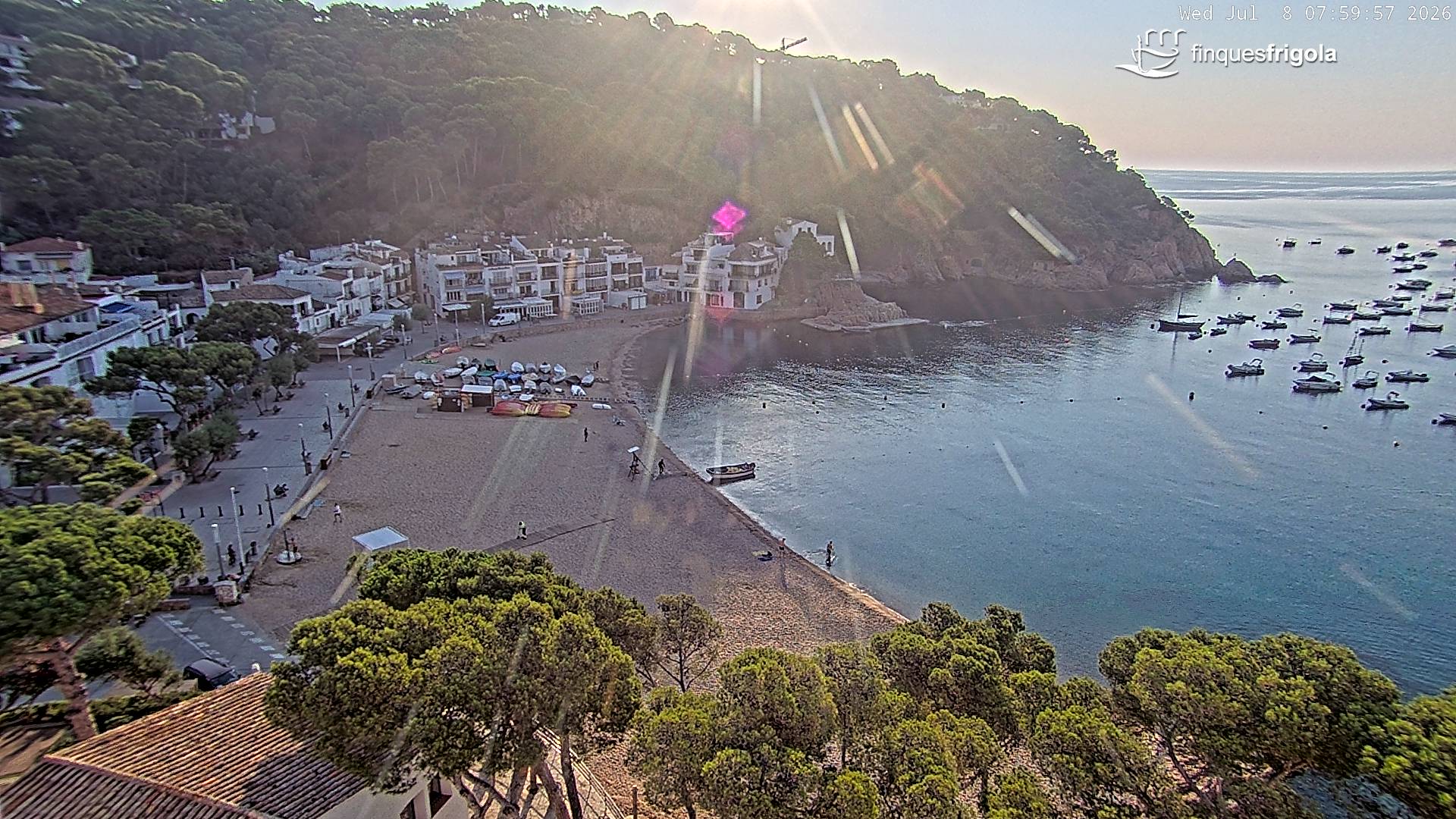 Webcam de Tamariu playa