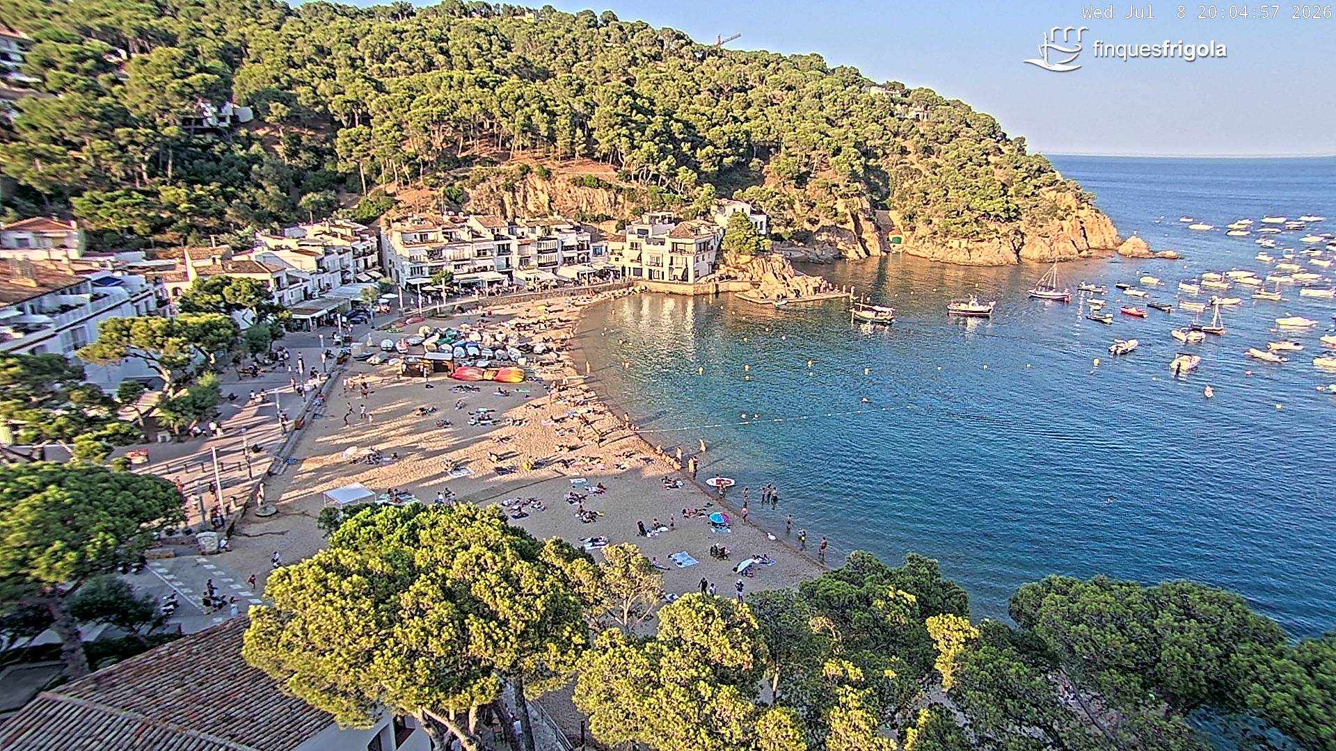 Webcam de Tamariu playa