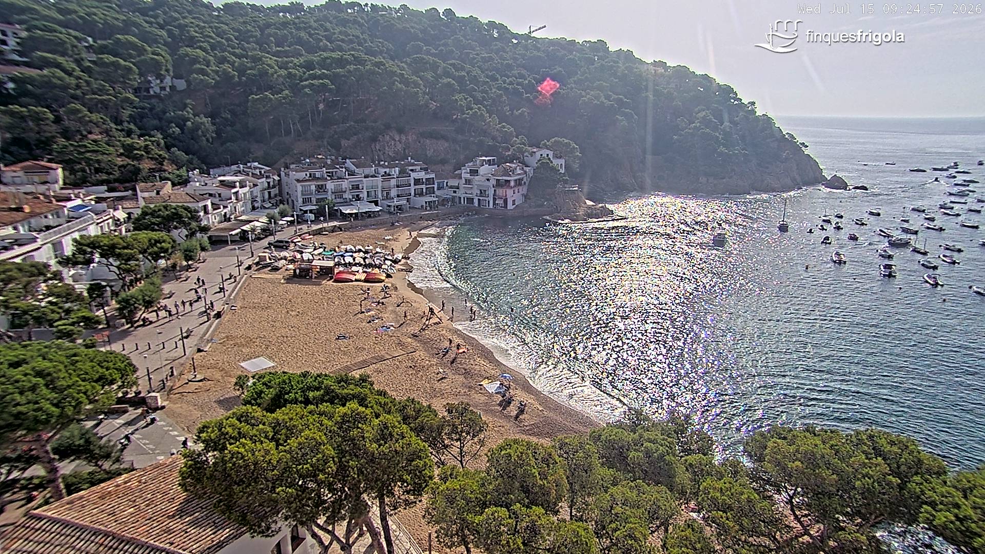 Webcam de Tamariu playa