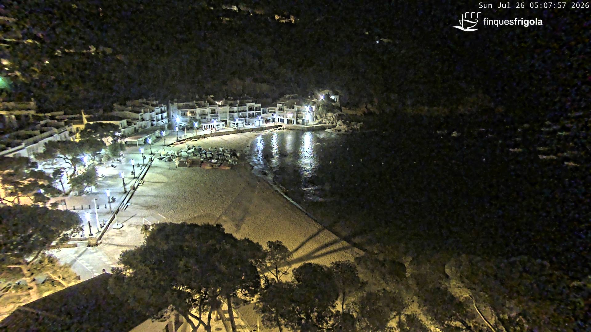 Webcam de Tamariu playa