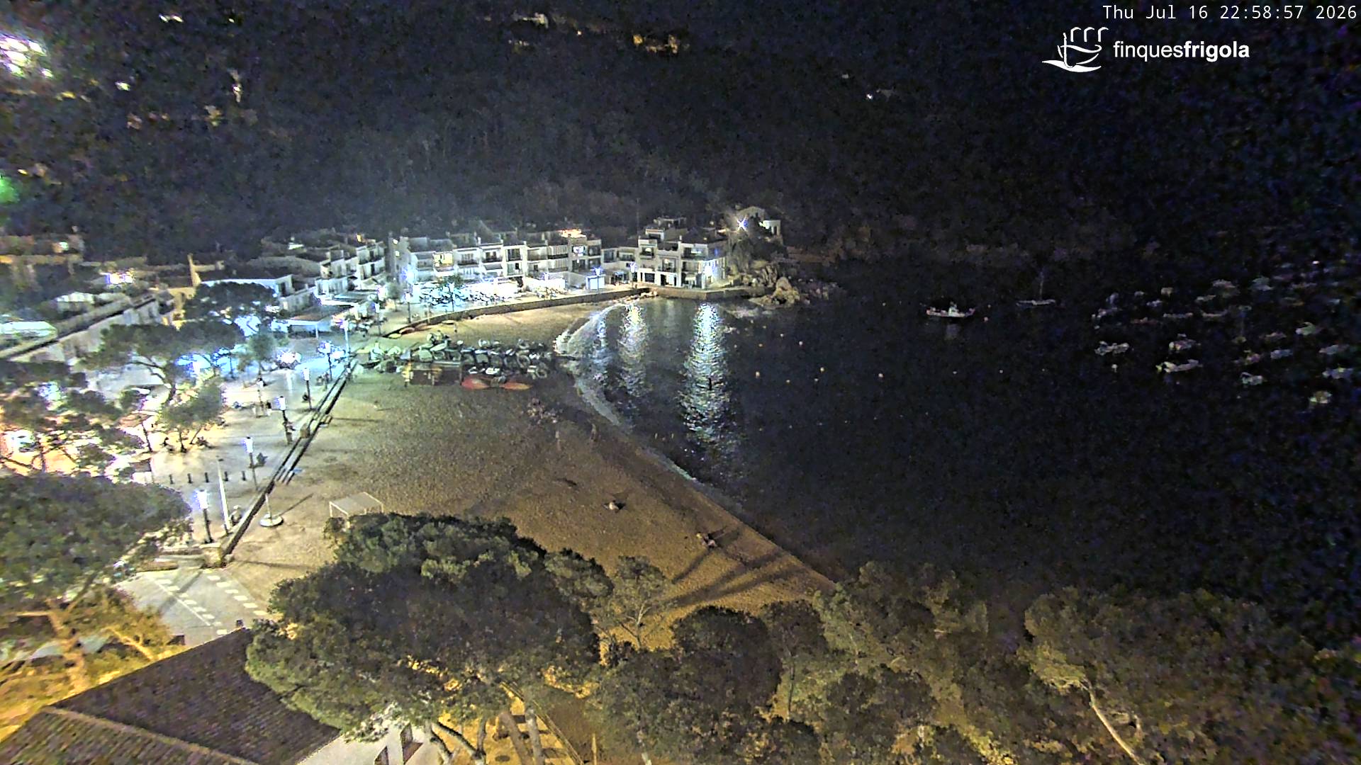 Webcam de Tamariu playa