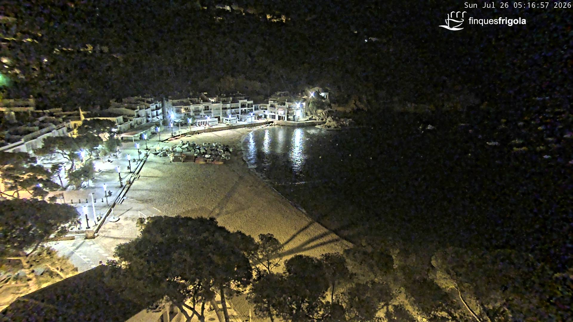 Webcam de Tamariu playa