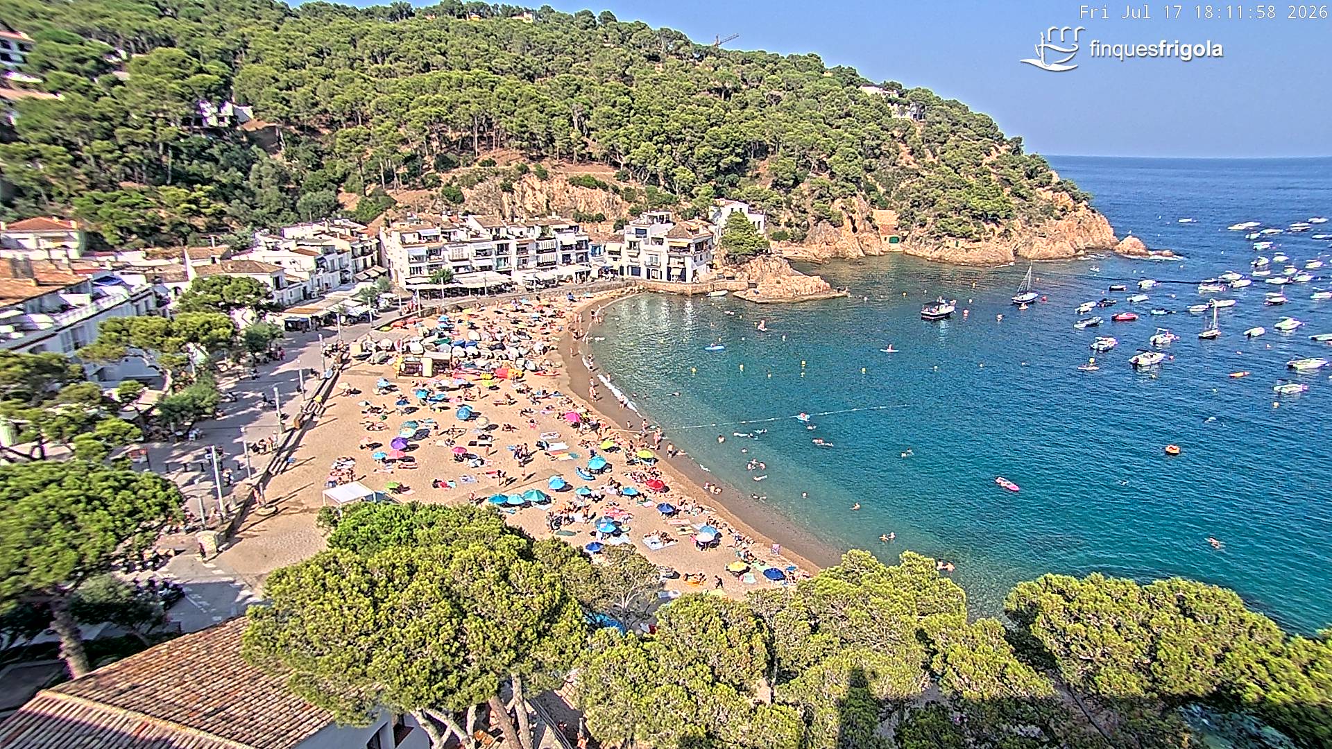 Webcam de Tamariu playa