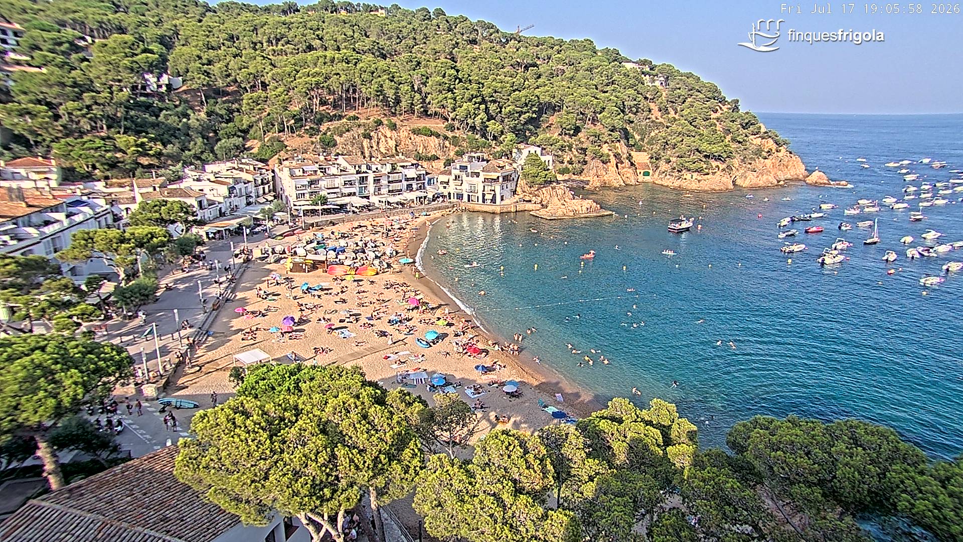 Webcam de Tamariu playa