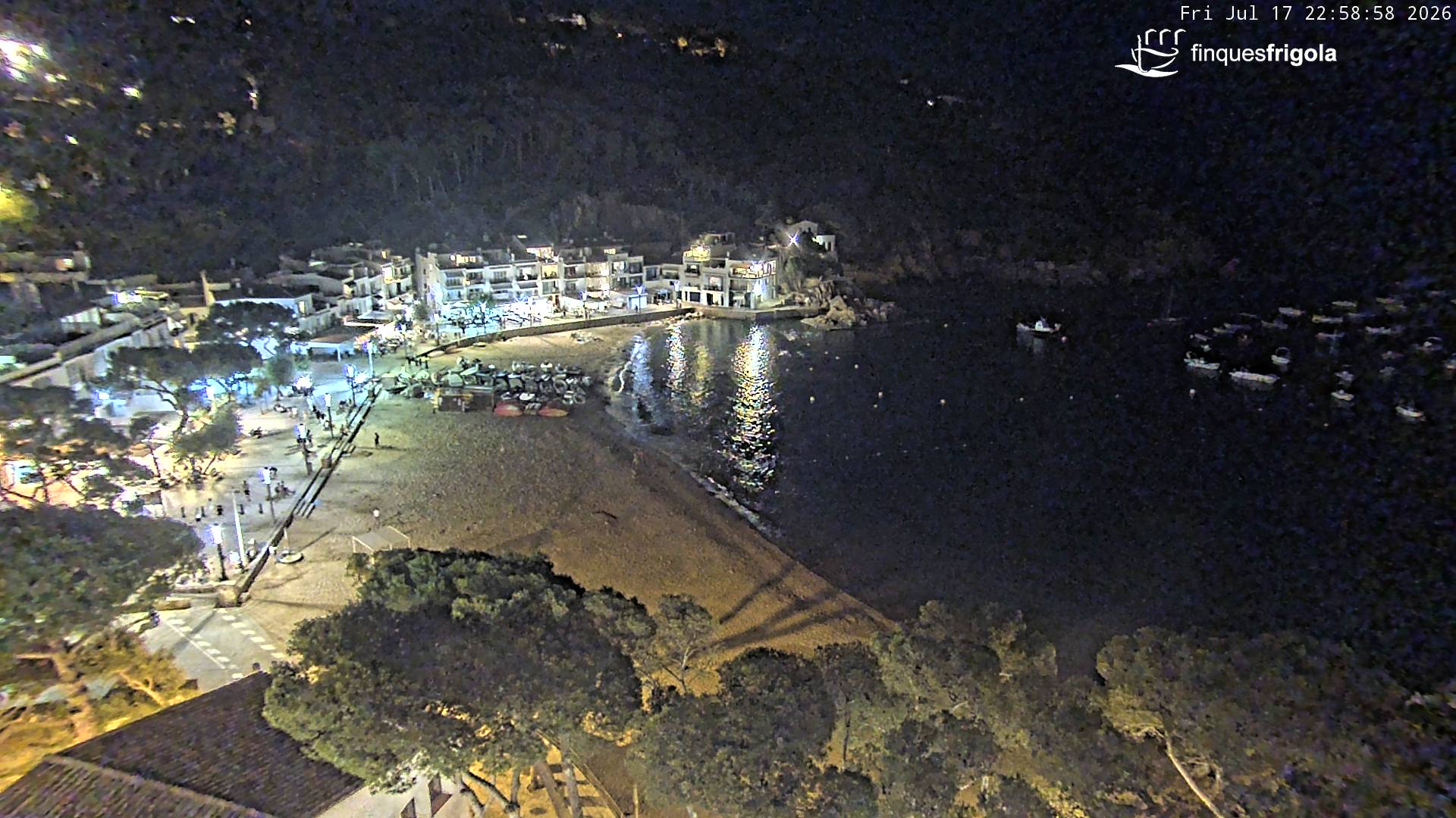 Webcam de Tamariu playa