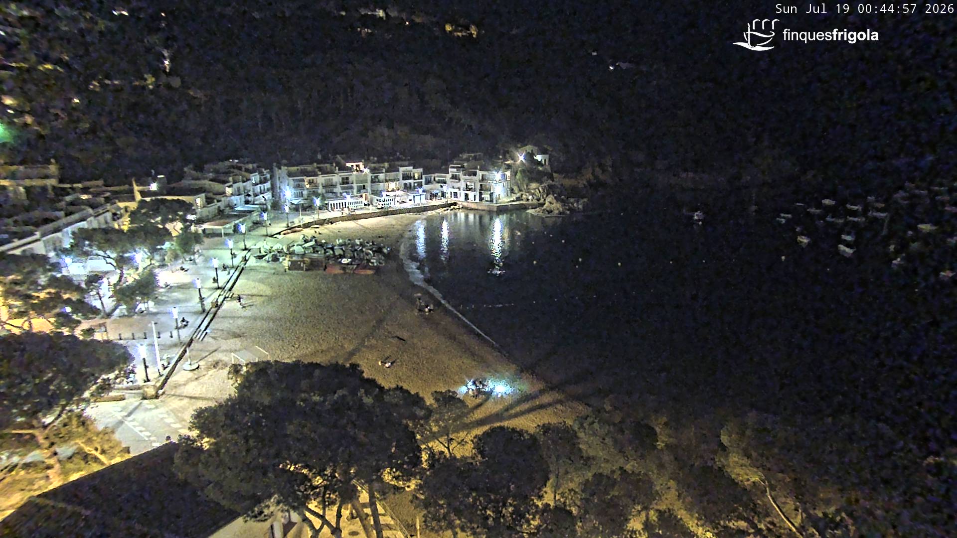 Webcam de Tamariu playa