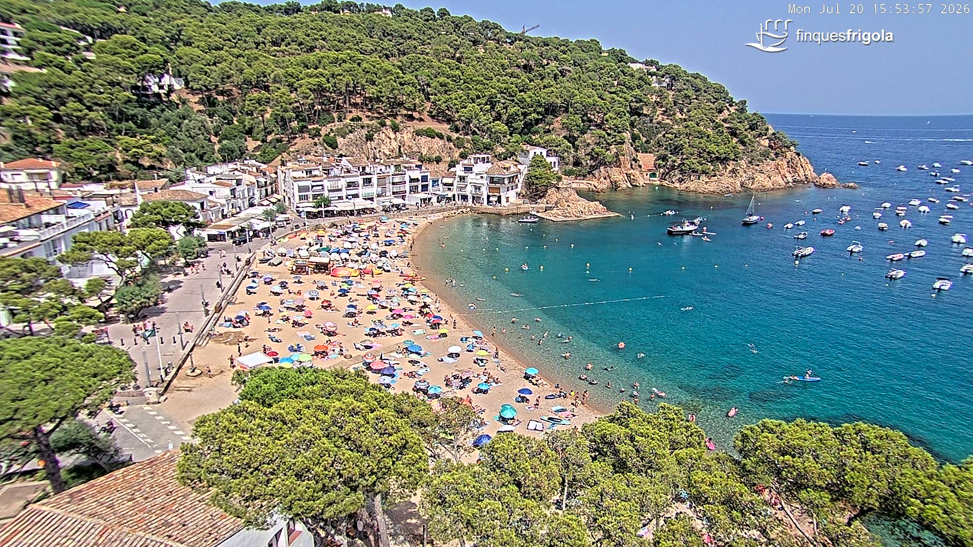 Webcam de Tamariu playa