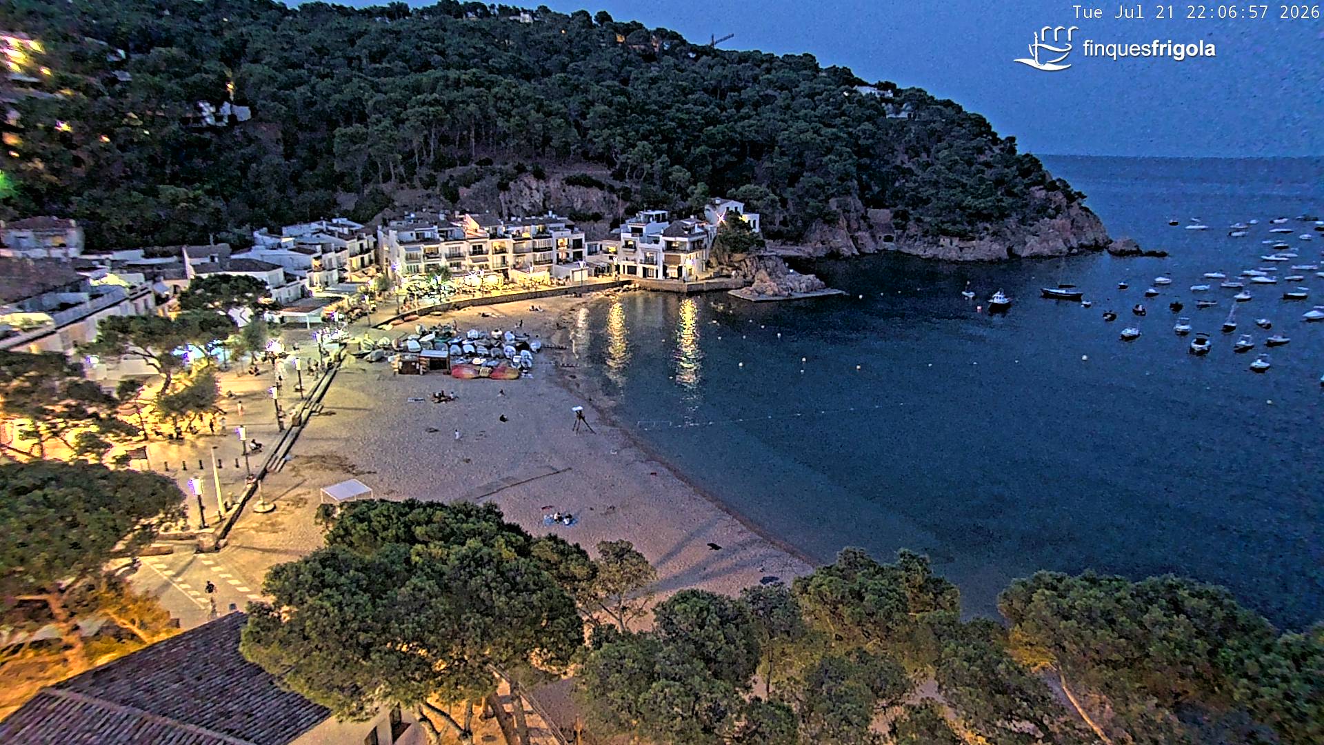 Webcam de Tamariu playa