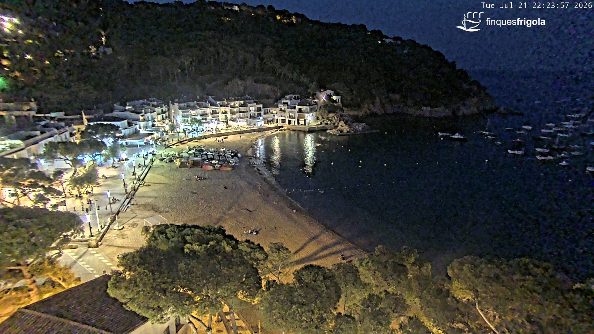Webcam de Tamariu playa