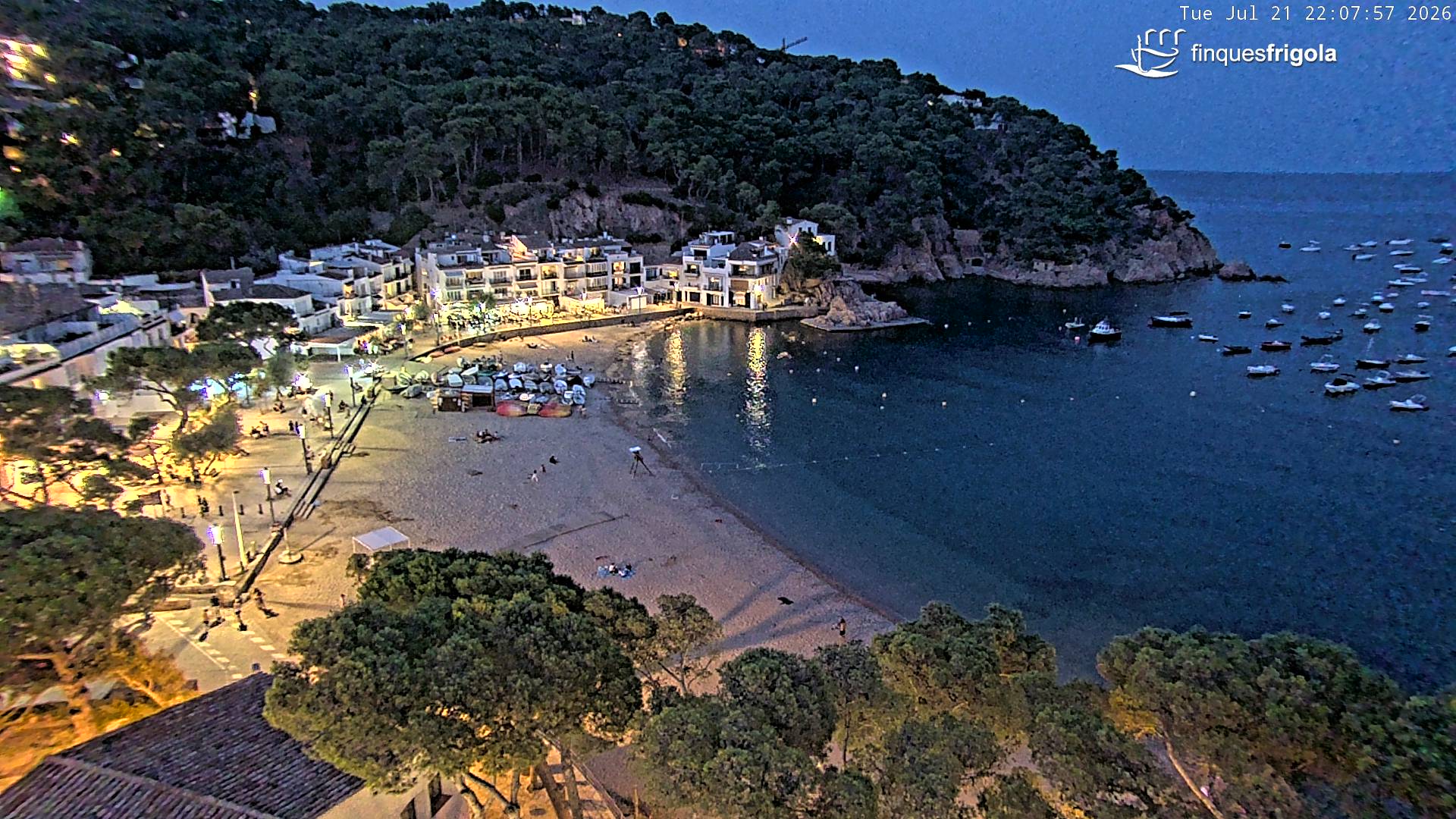Webcam de Tamariu playa