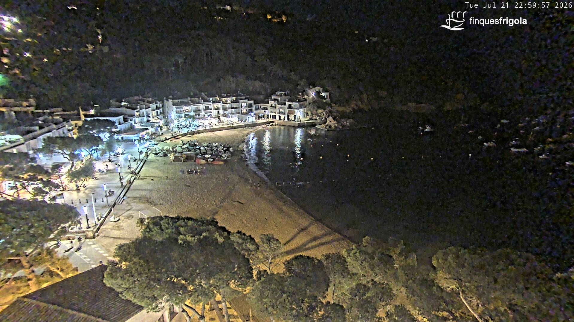 Webcam de Tamariu playa