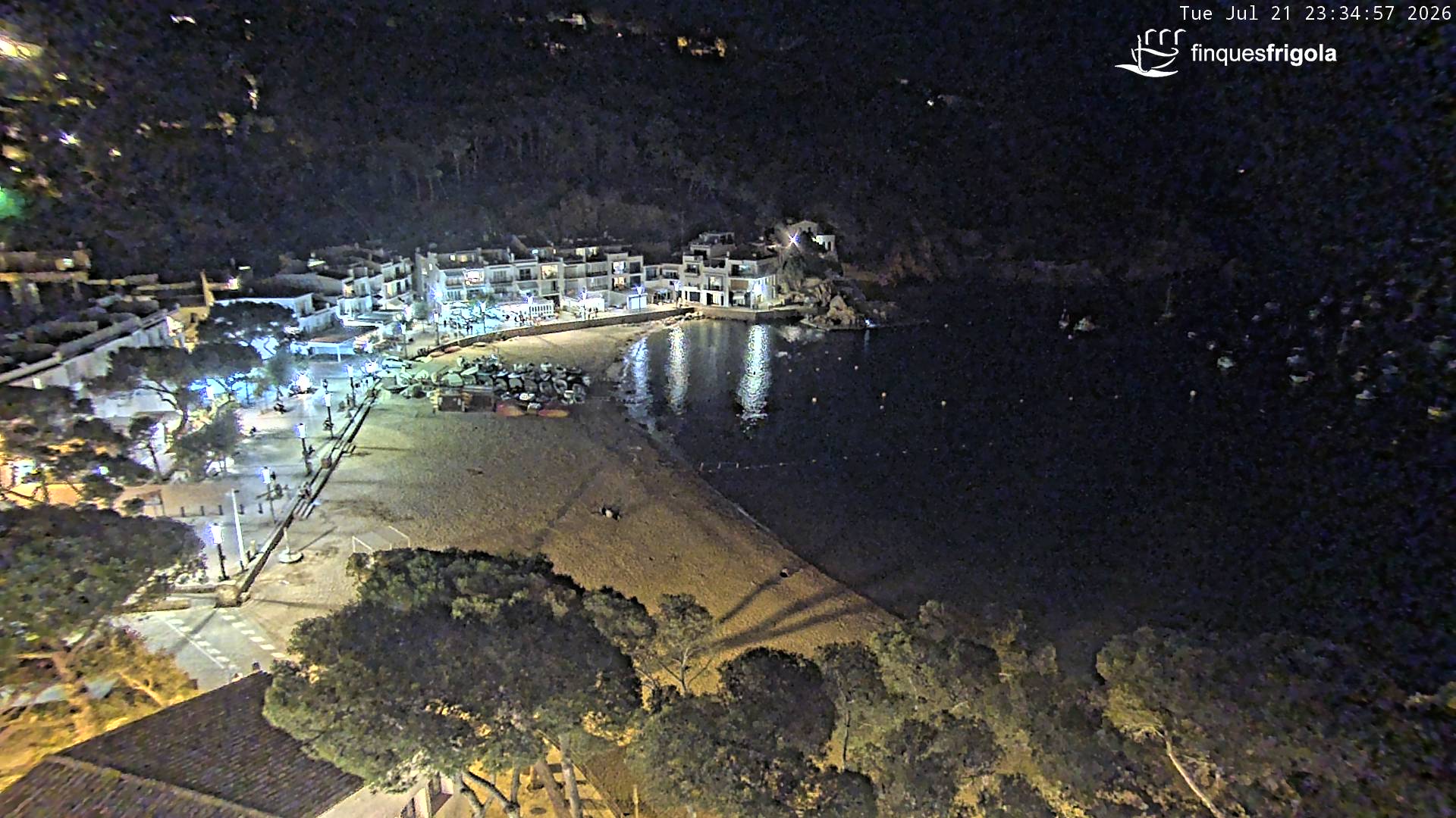 Webcam de Tamariu playa