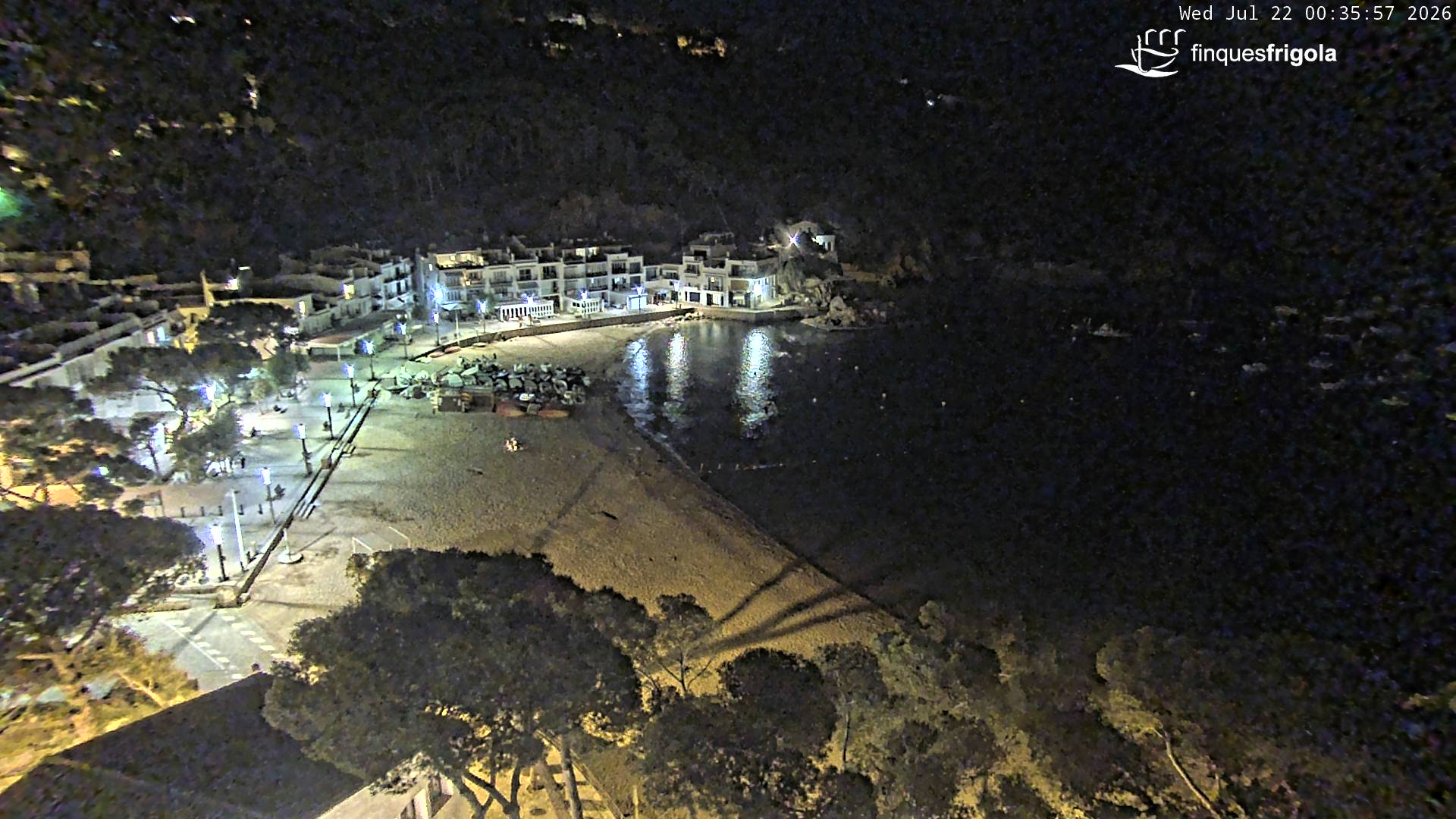 Webcam de Tamariu playa