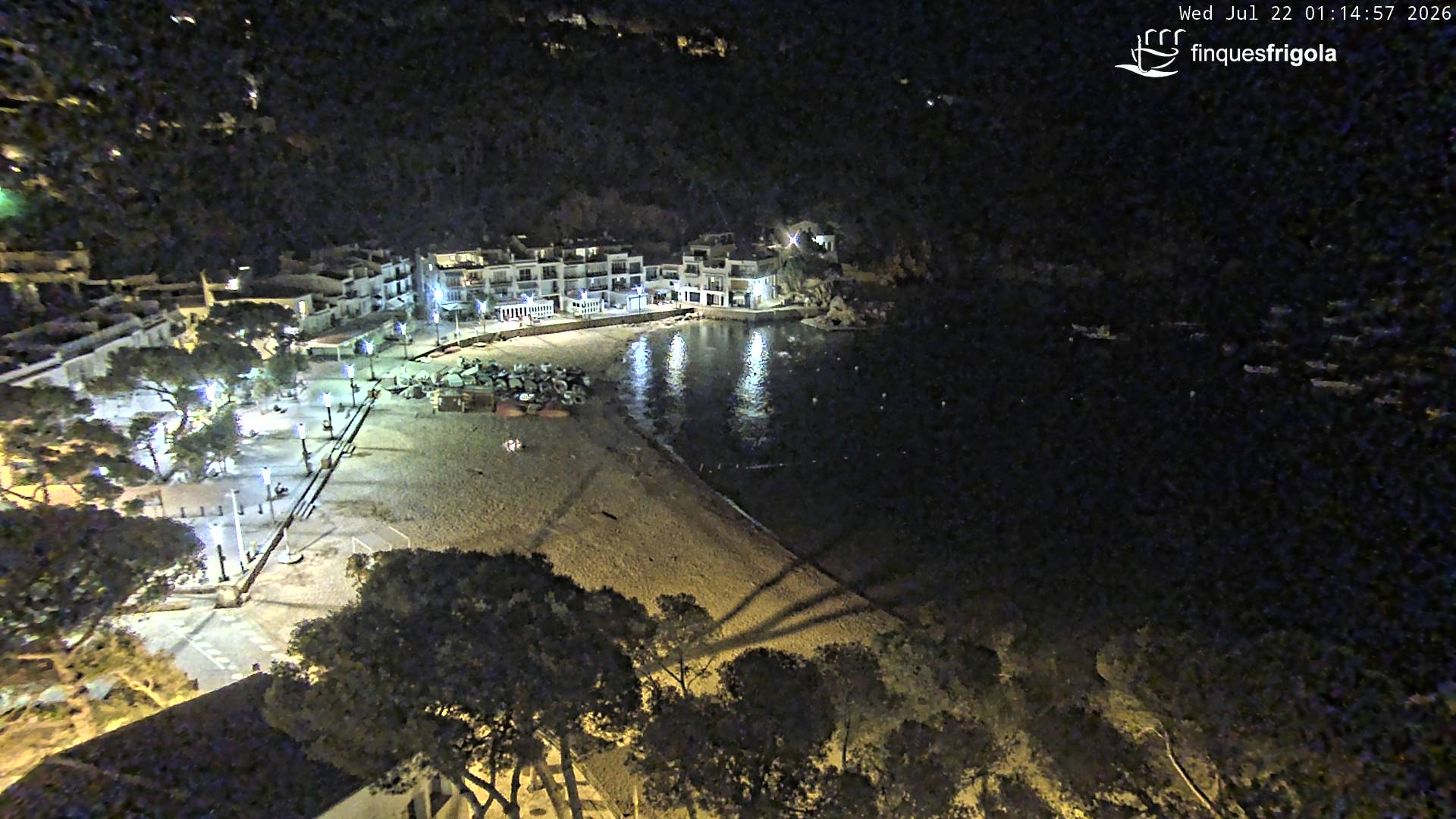 Webcam de Tamariu playa