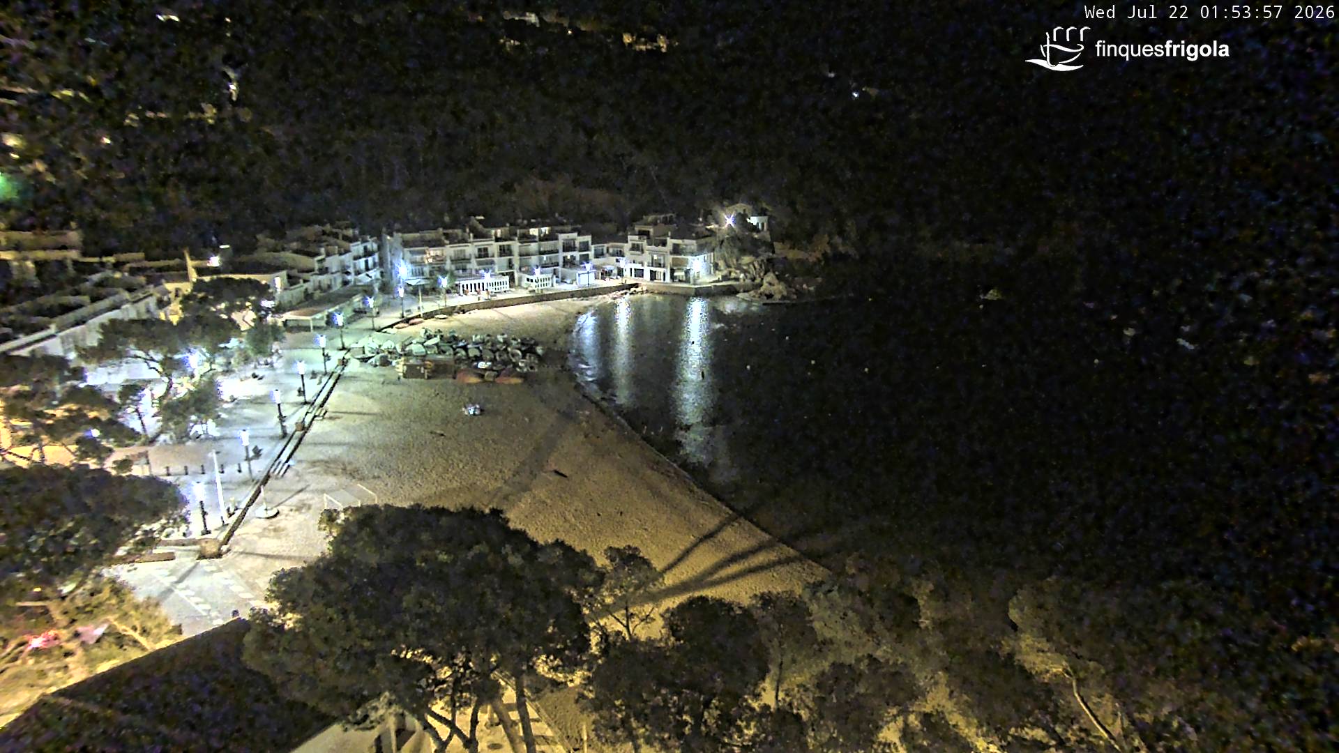 Webcam de Tamariu playa