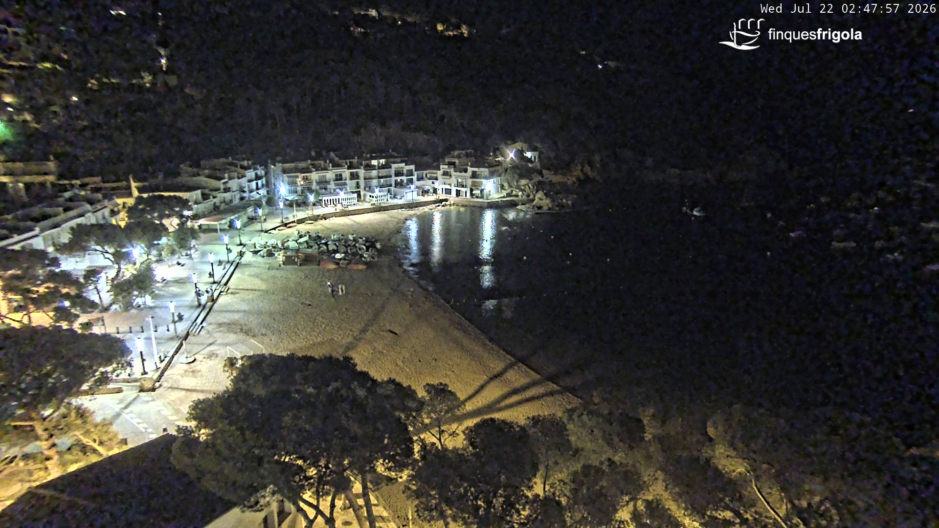 Webcam de Tamariu playa