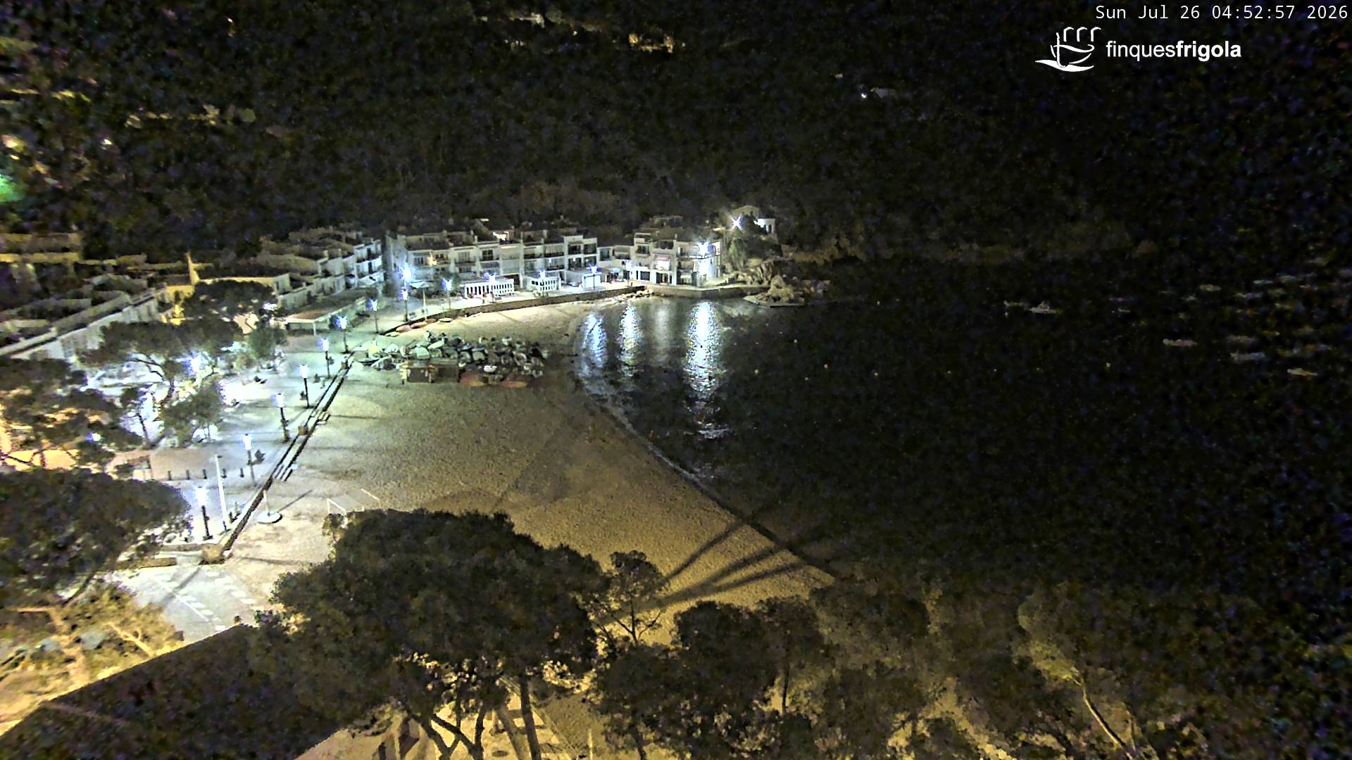 Webcam de Tamariu playa